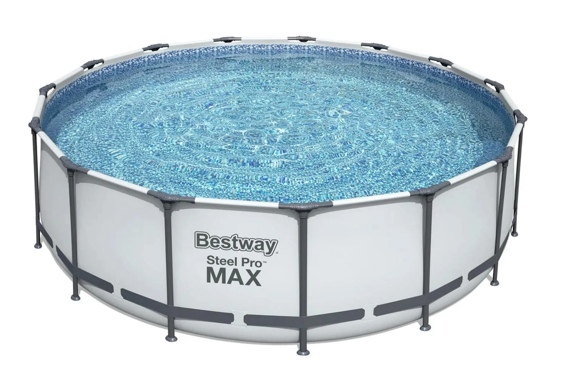 Bestway Steel Pro Max Piscine 457 X 122 Cm Avec Filtre à Cartouche, échelle Et Bâche De Couverture