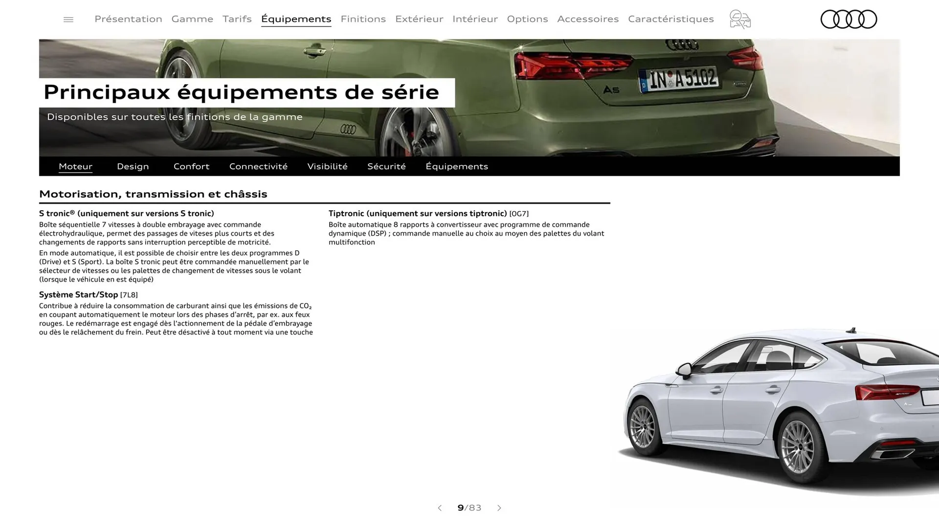 Catalogue Audi du 8 août au 8 août 2024 - Catalogue page 9