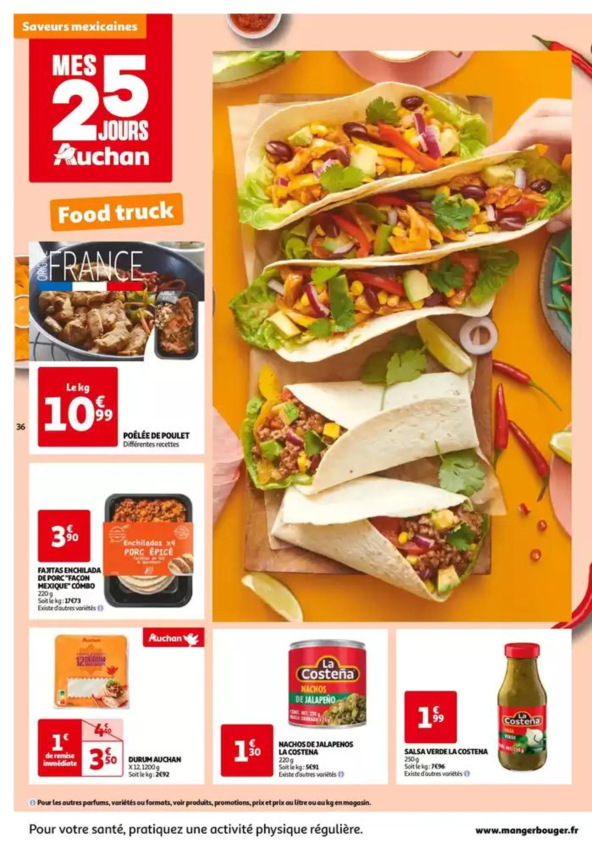 Top depart : 25 jours Auchan  du 29 octobre au 4 novembre 2024 - Catalogue page 36