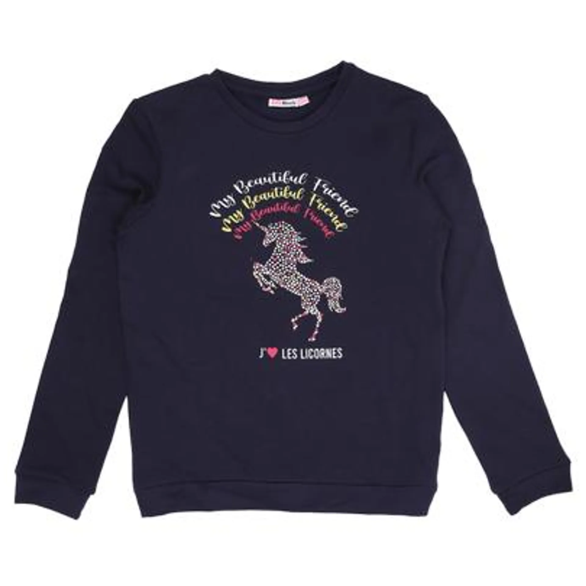 Sweat ferme avec animation 8/12 ans