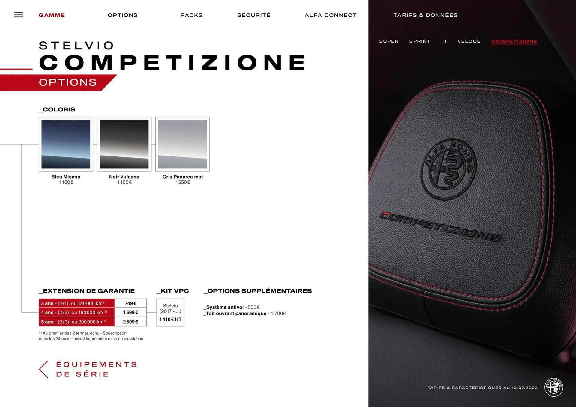 Catalogue Alfa Romeo Stelvio du 29 décembre au 28 décembre 2024 - Catalogue page 14