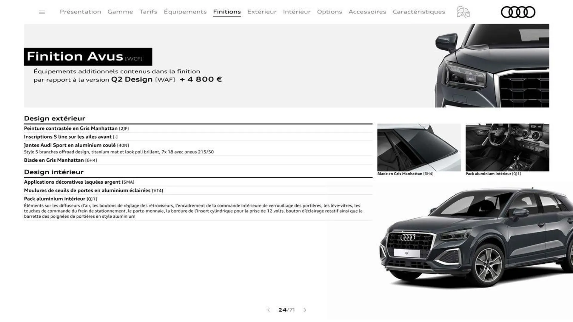 Audi Q2 du 20 août au 31 décembre 2024 - Catalogue page 24