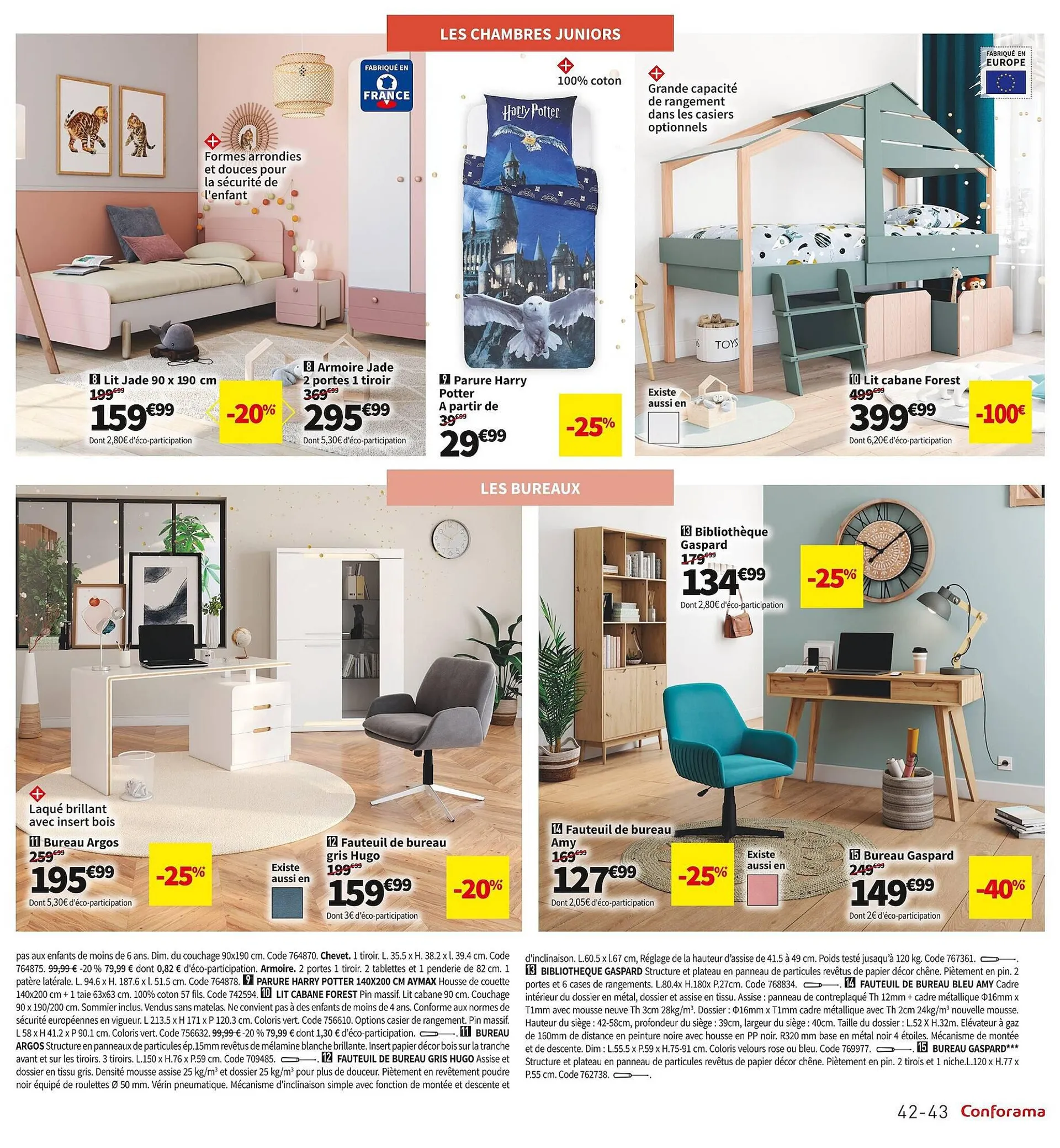 Catalogue Conforama du 30 octobre au 27 novembre 2023 - Catalogue page 43