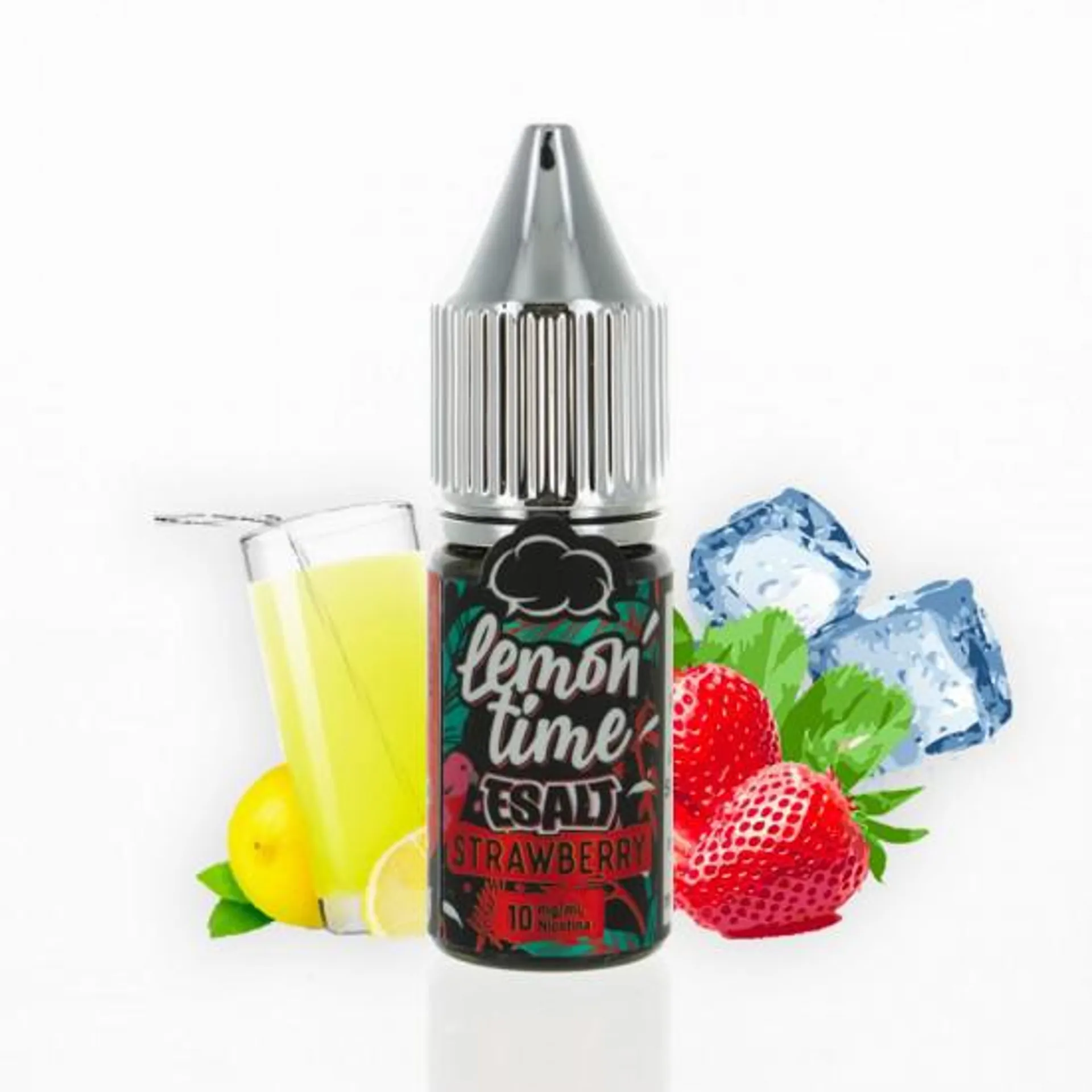 LEMON TIME STRAWBERRY SEL DE NICOTINE 10ML ELIQUID FRANCE