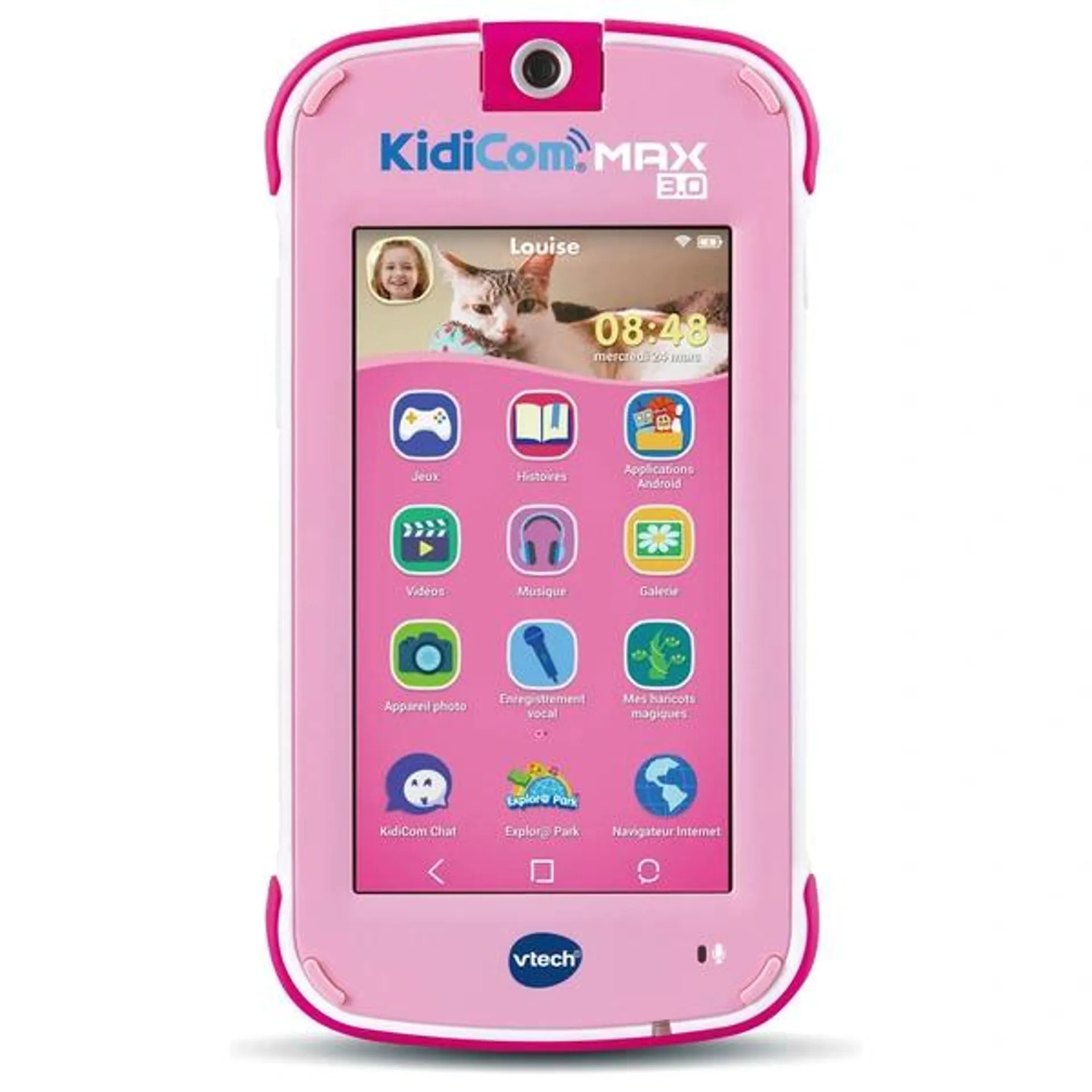 VTech - Téléphone Kidicom Max 3.0 - Rose