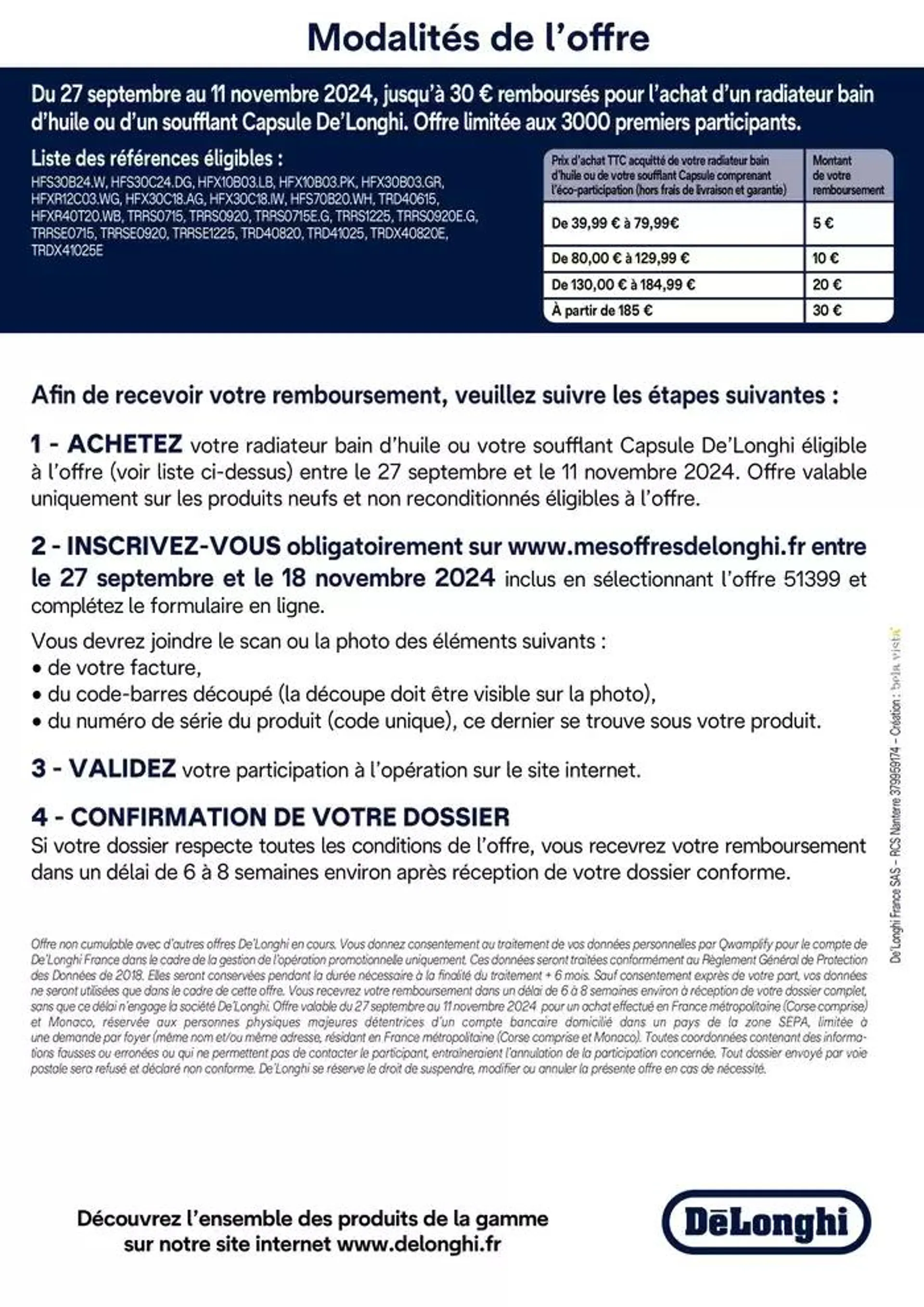 Jusqu'à 30€ remboursés du 27 septembre au 11 novembre 2024 - Catalogue page 2