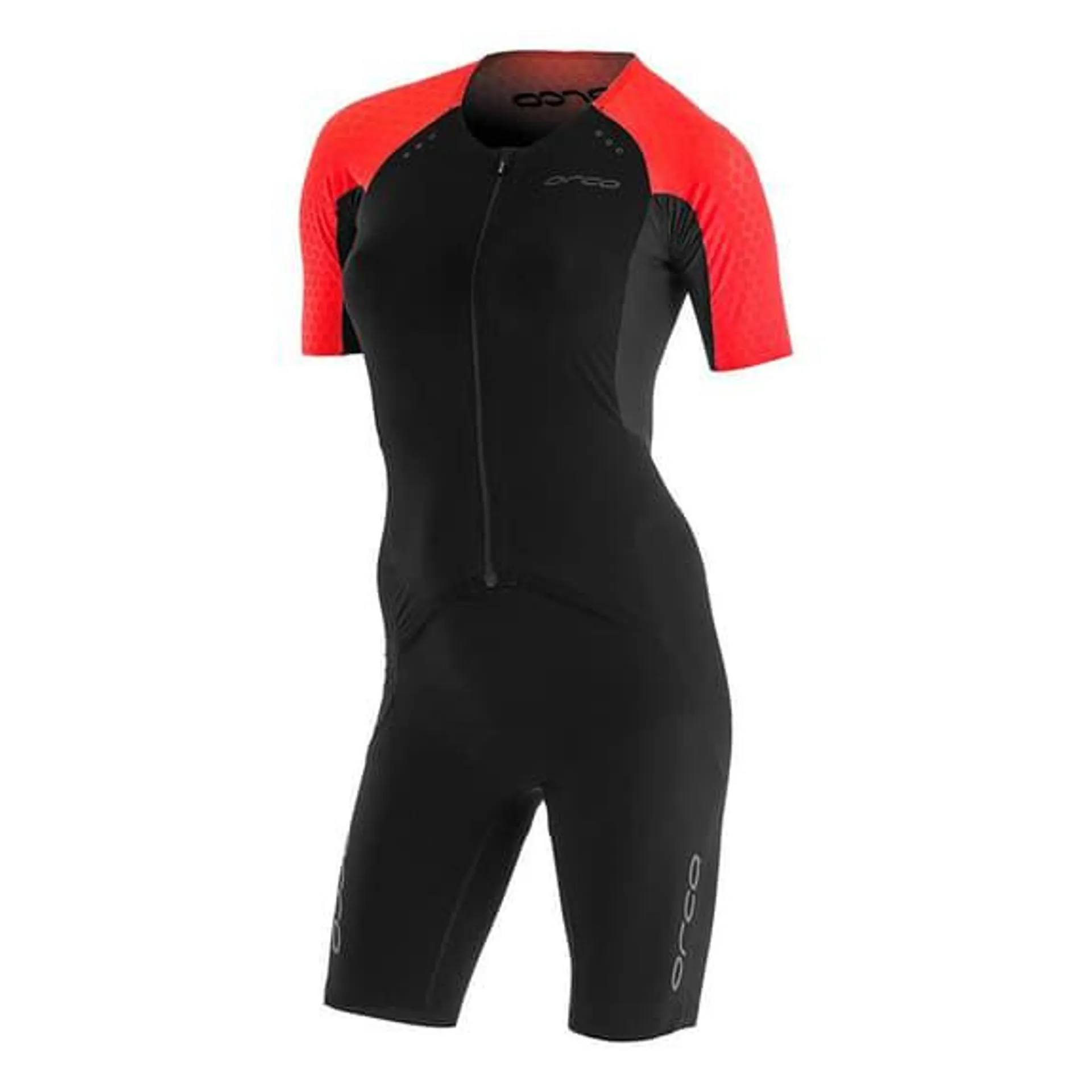 Combinaison de triathlon Orca RS1 Dream Kona manche courte noir rouge femme