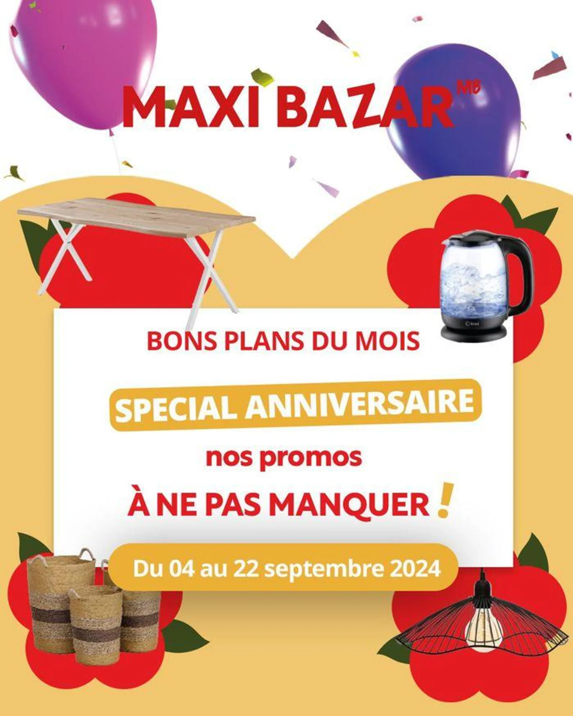 Maxi Anniversaire : des promos irrésistibles ! - 1