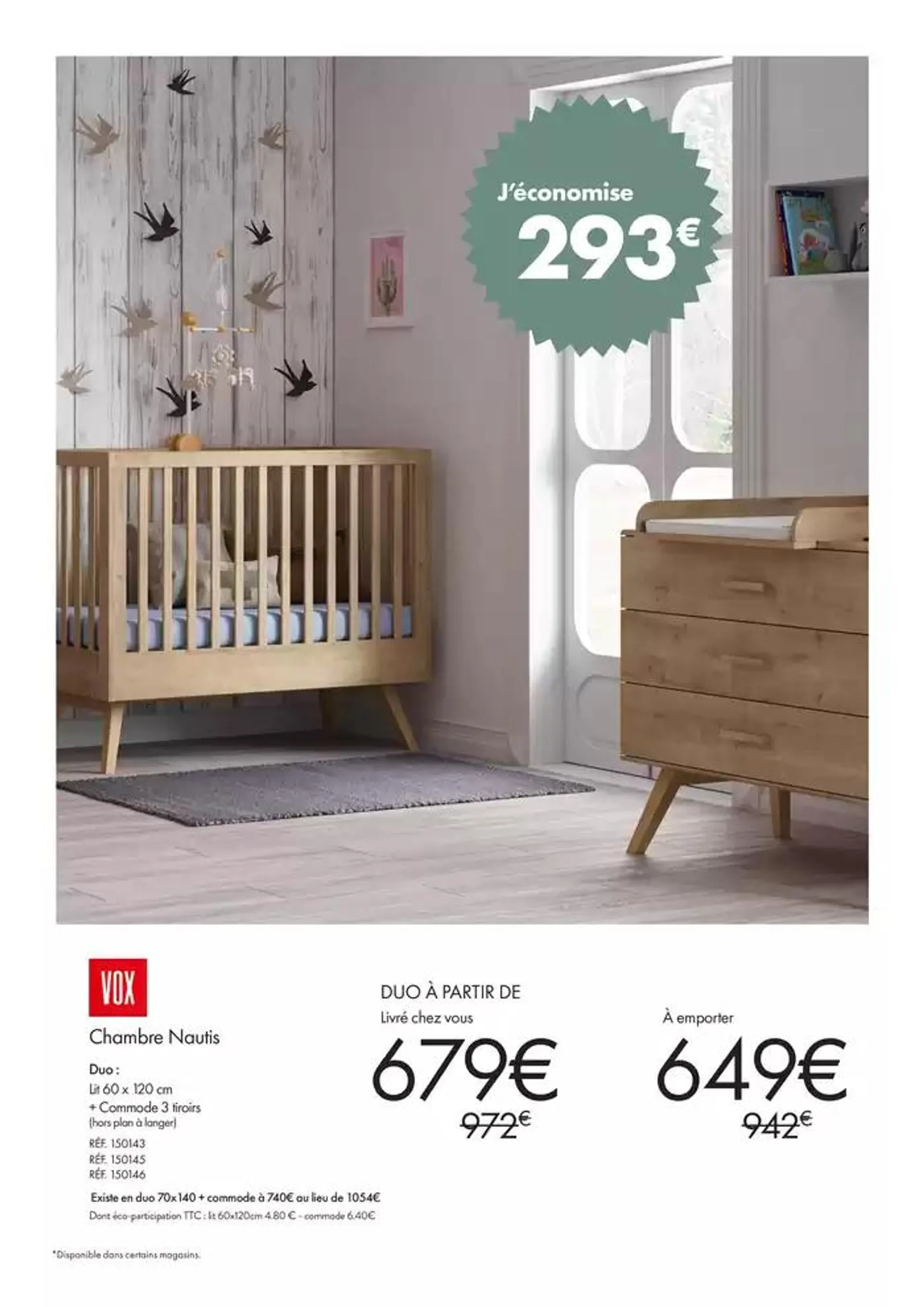 Grossesse puériculture mode bébé du 1 octobre au 30 octobre 2024 - Catalogue page 6