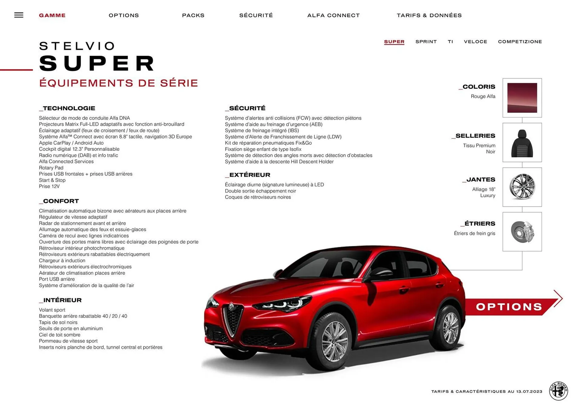 Catalogue Alfa Romeo Stelvio du 29 décembre au 28 décembre 2024 - Catalogue page 5