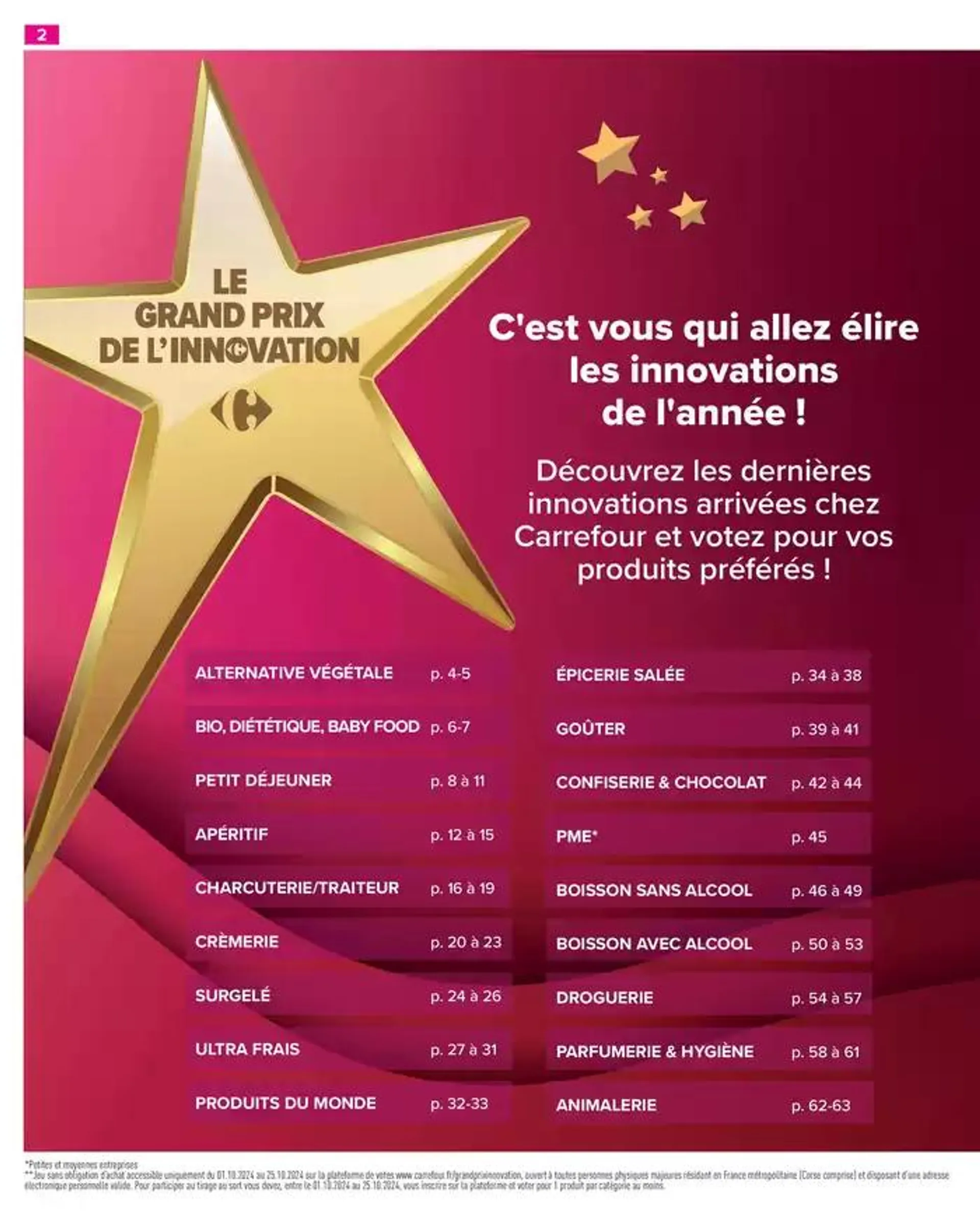 LE GRAND PRIX DE L'INNOVATION du 2 octobre au 25 octobre 2024 - Catalogue page 2