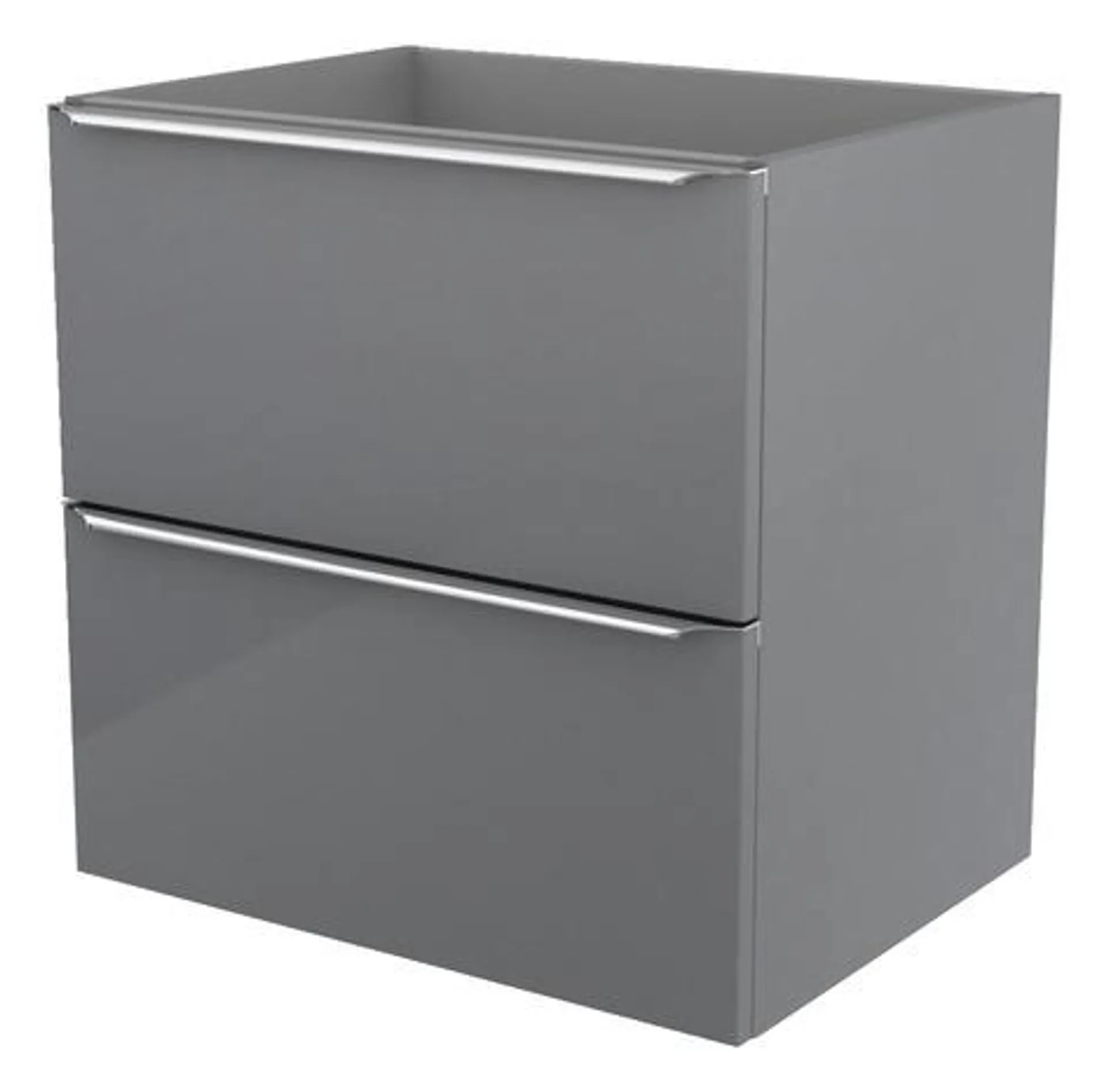 Meuble sous vasque à suspendre gris Imandra L.60 x H.60 x P.45 cm - GoodHome