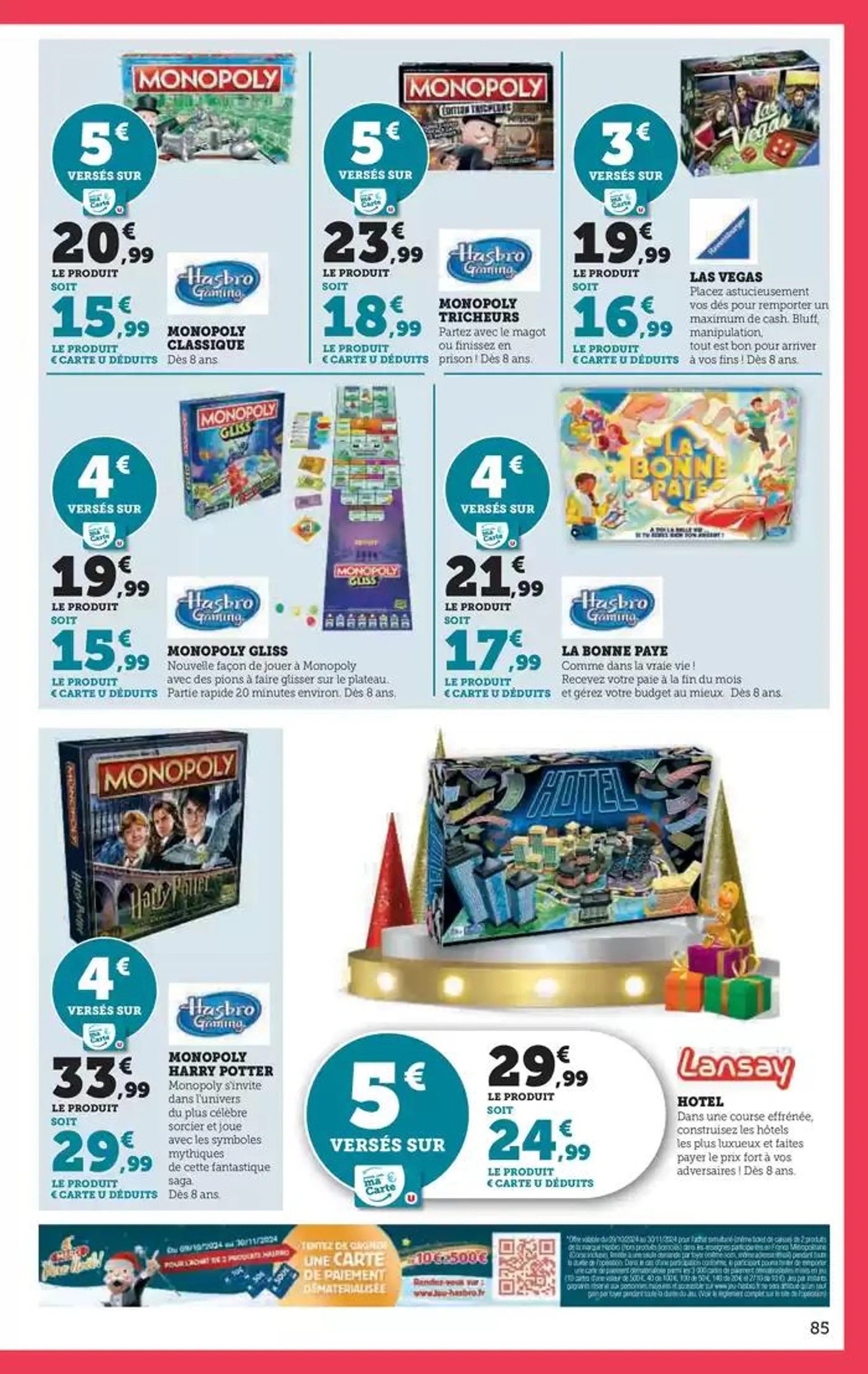 Jouets du 22 octobre au 8 décembre 2024 - Catalogue page 85