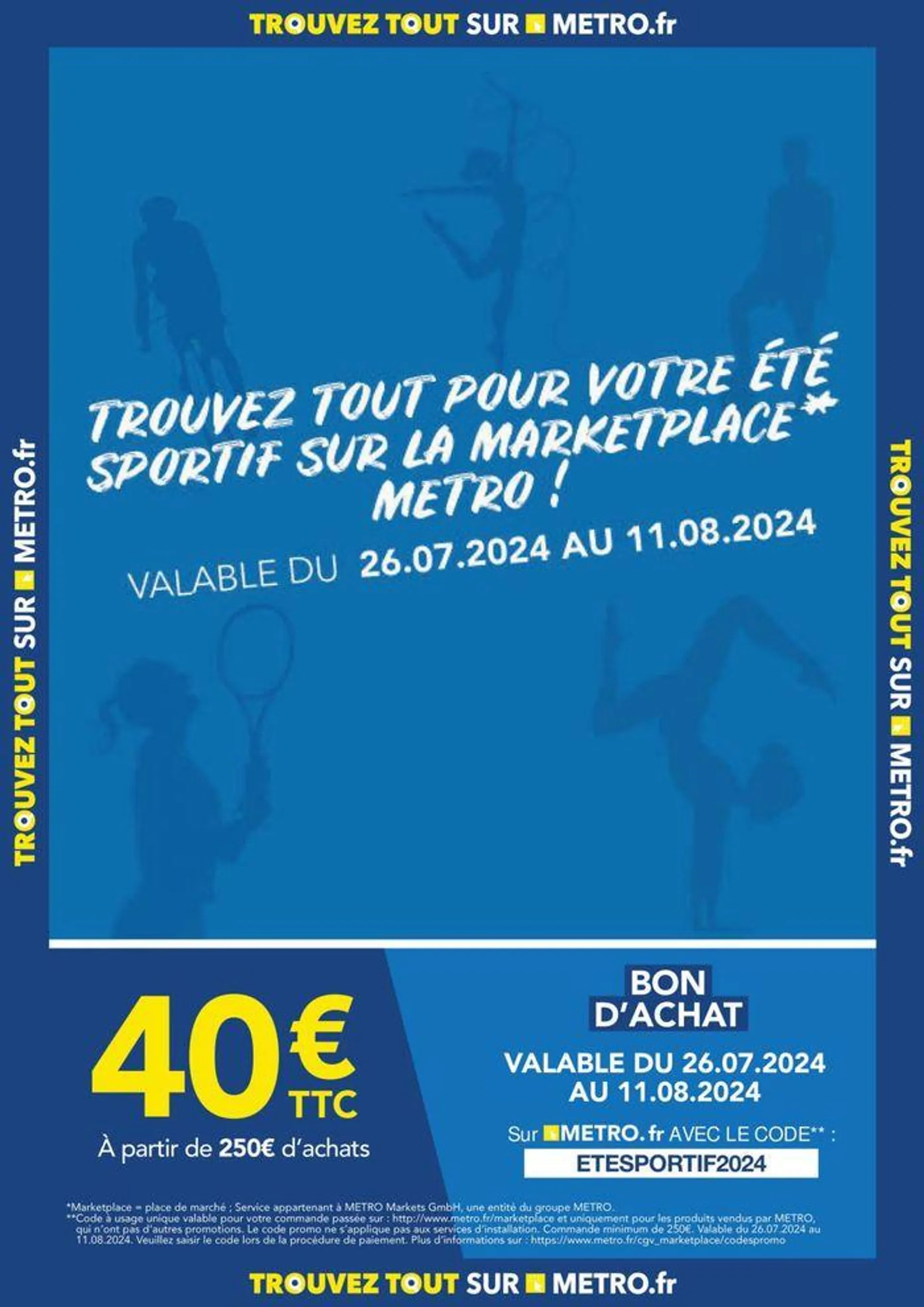 Metro Eté sportif Marketplace - 1