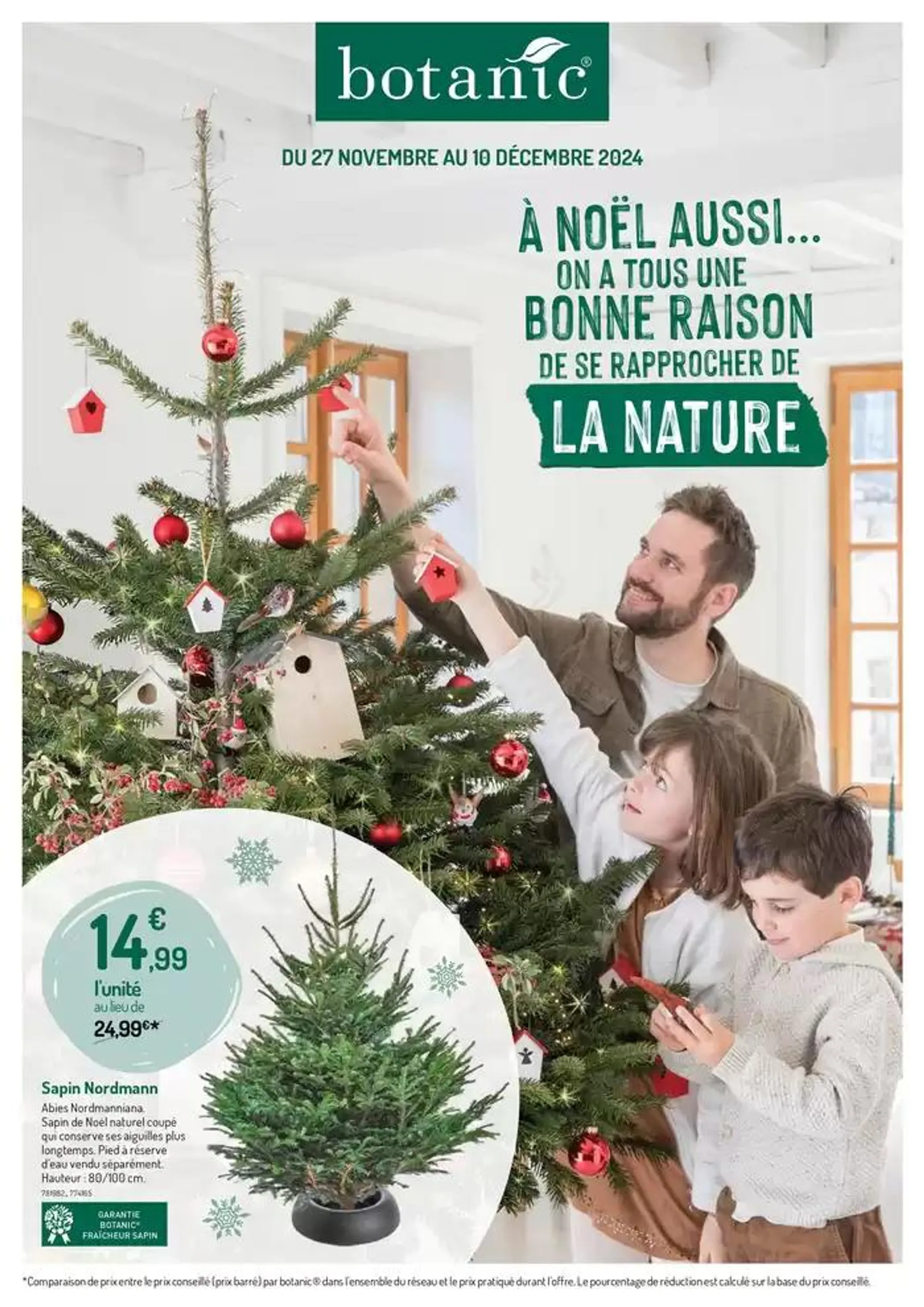 À Noël aussi... On a tous une Bonne raison De se rapprocher de la nature - 1