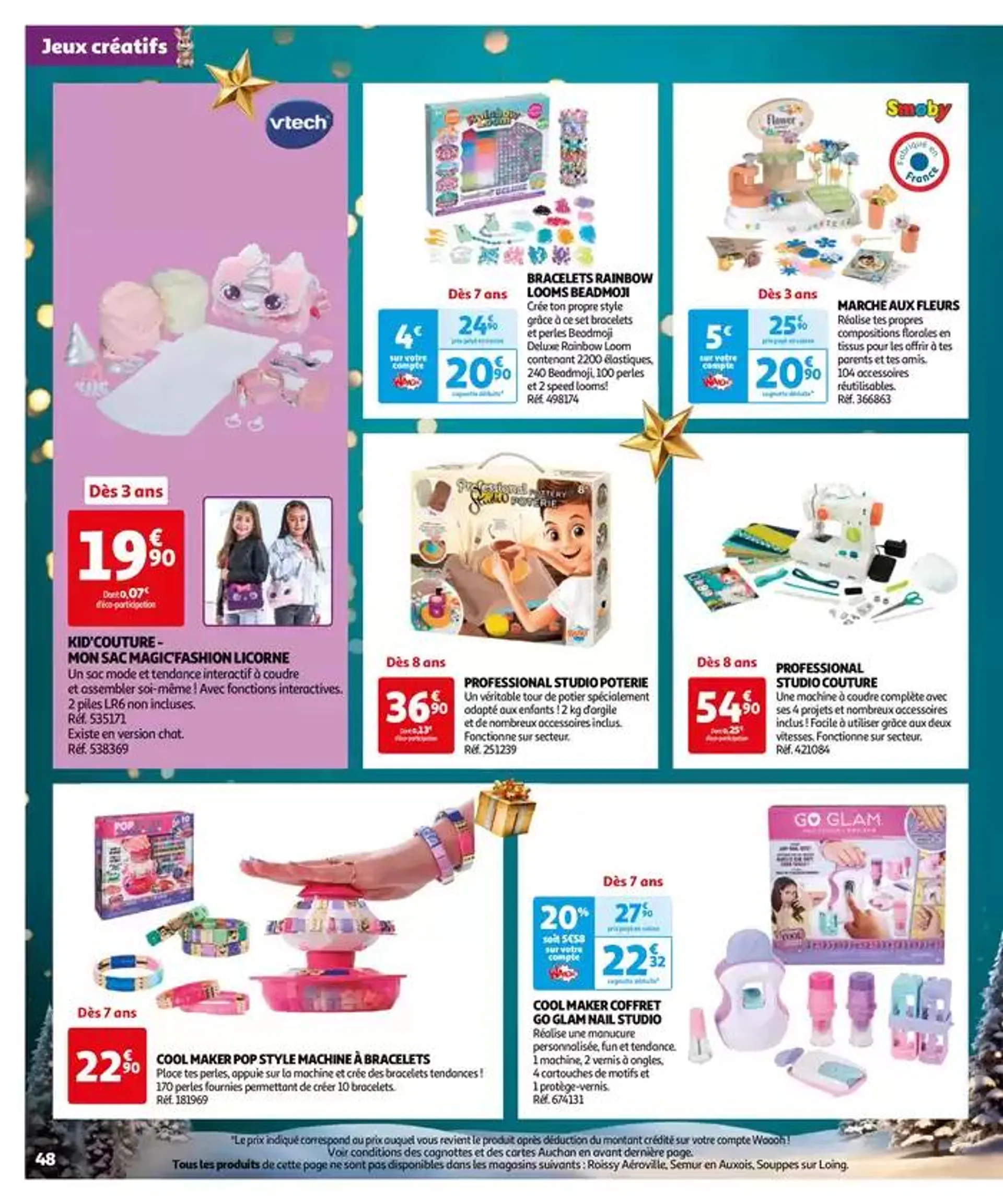 Réveillons Noël, un max de promos pour les fêtes du 11 octobre au 6 décembre 2024 - Catalogue page 48