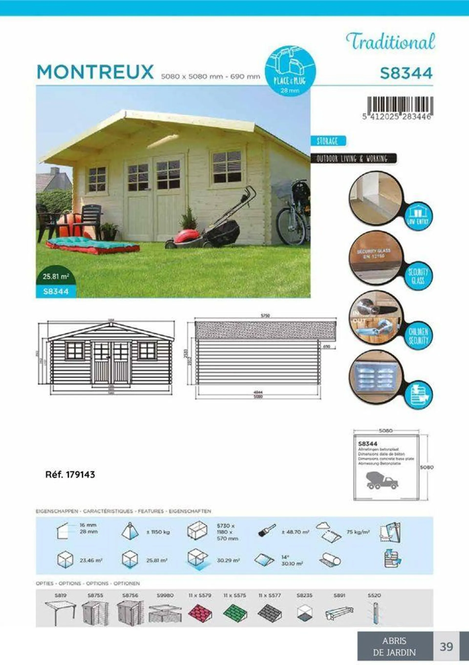 Abris de Jardin du 31 janvier au 31 décembre 2024 - Catalogue page 36