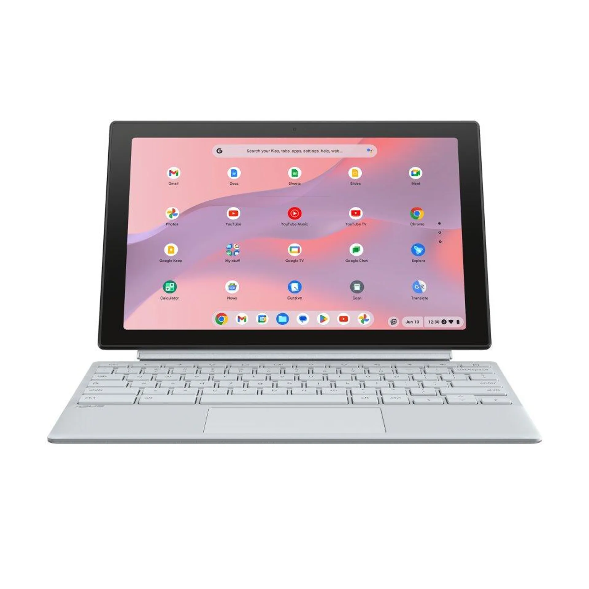 ASUS Chromebook CM30 Detachable CM3001DM2A-R70177 MediaTek 520 26,7 cm (10.5") Écran tactile WUXGA 8 Go LPDDR4x-SDRAM 128 Go eMMC Wi-Fi 6 (802.11ax) ChromeOS Argent