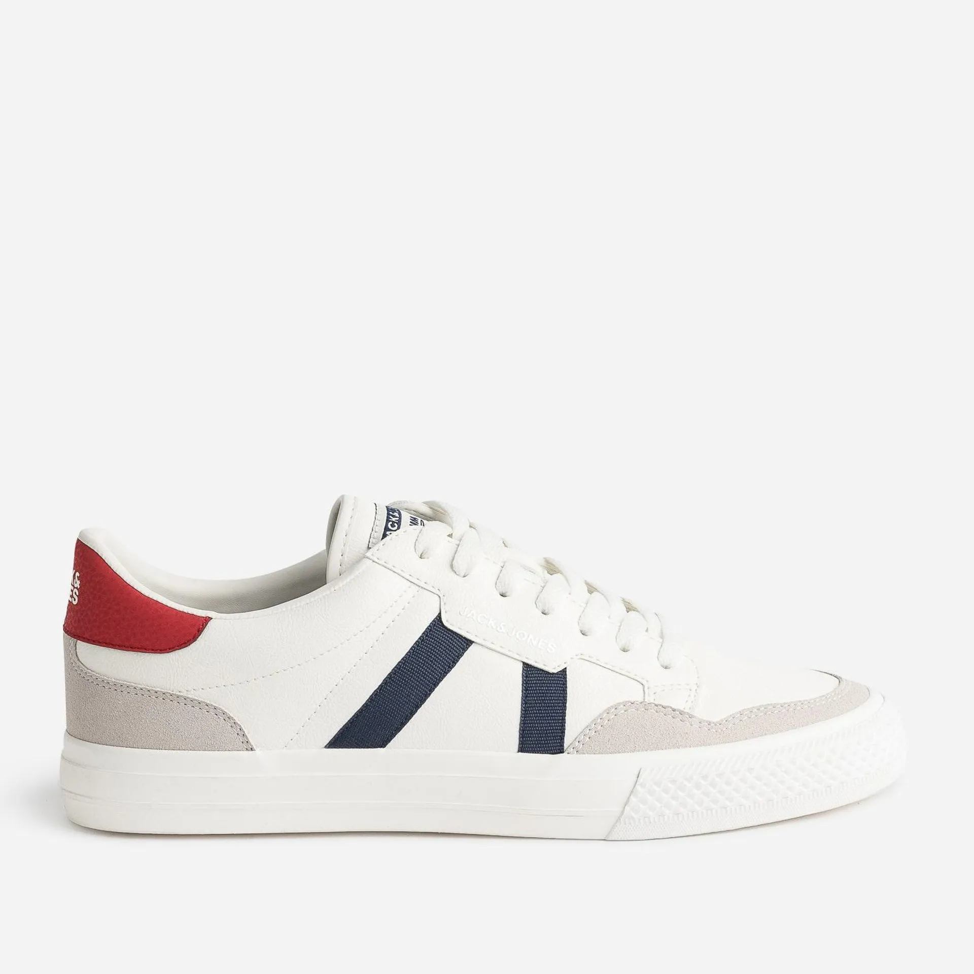 Tennis JACK&JONES blanche, grise, rouge et marine