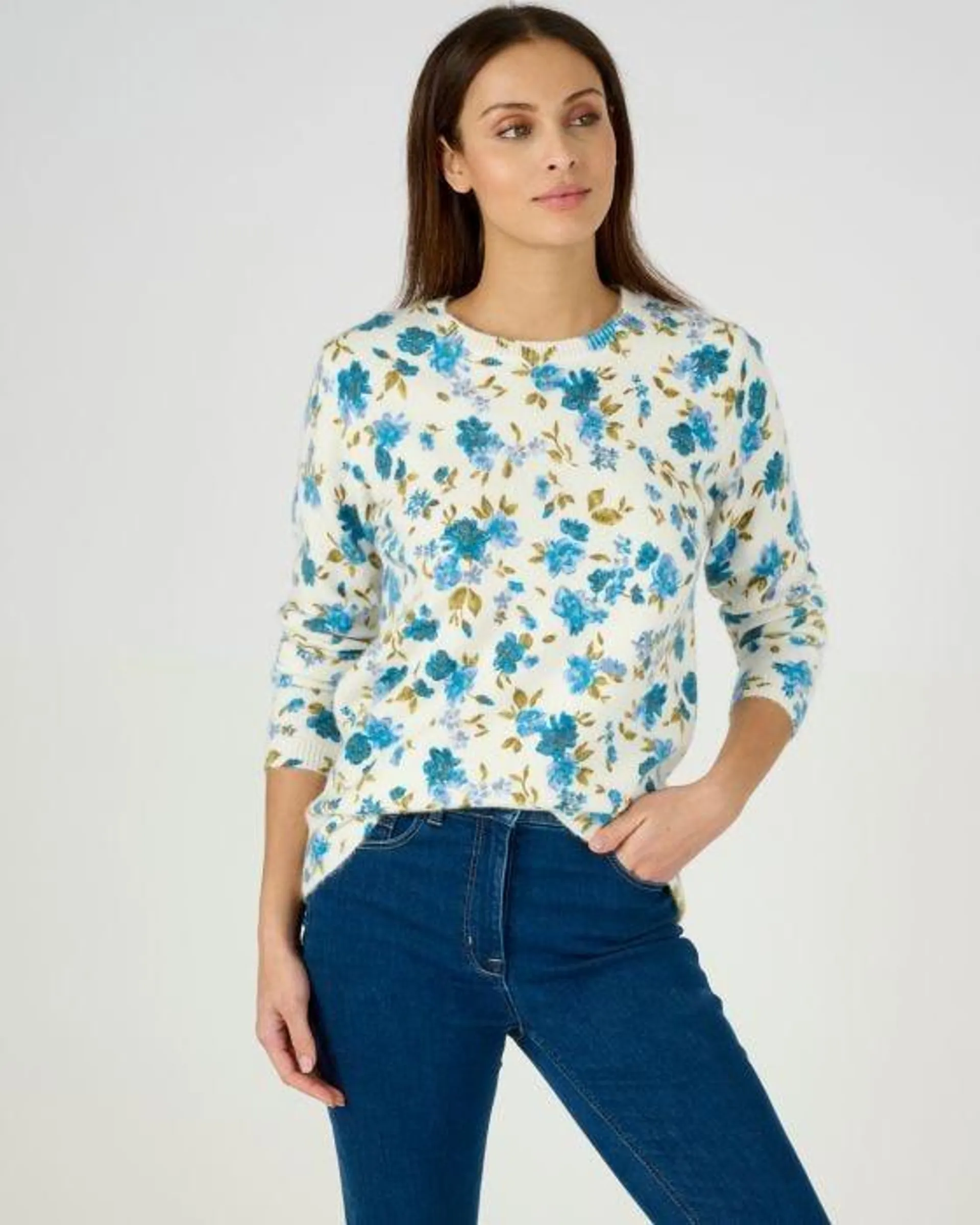 Pull imprimé floral