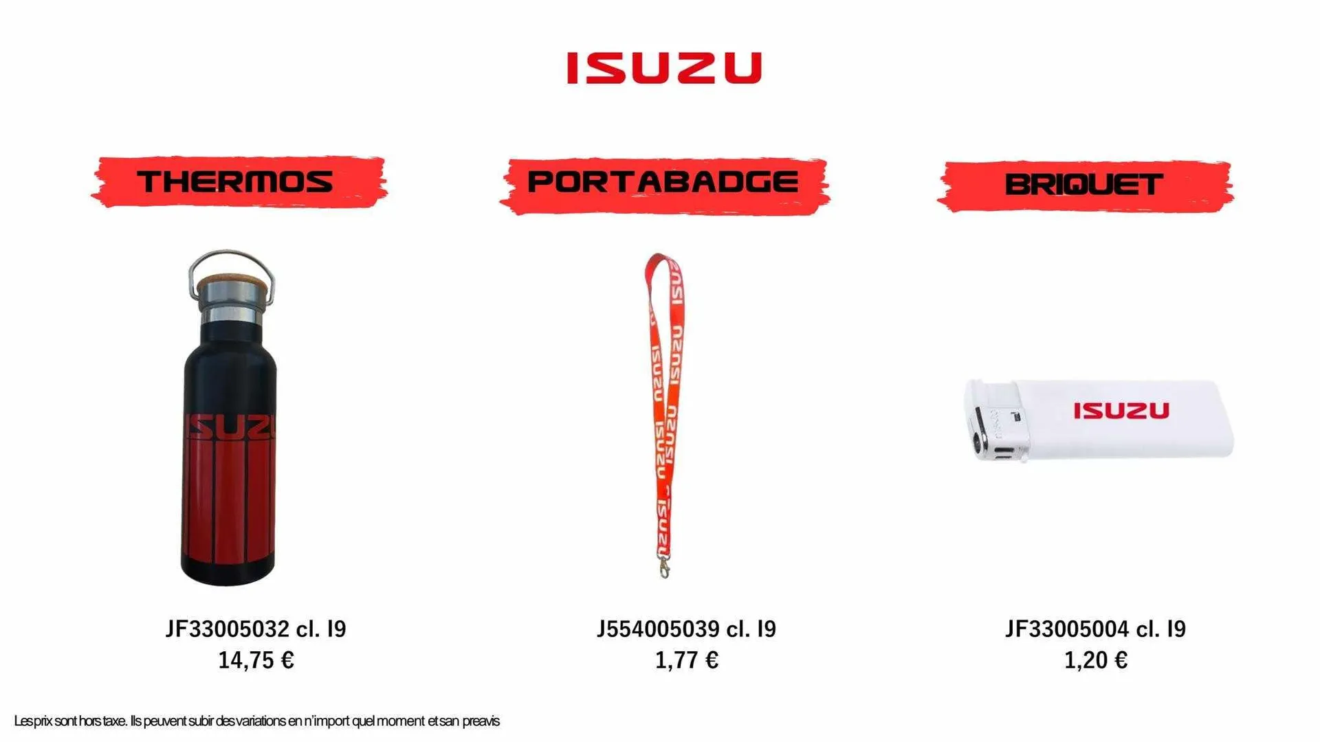 Catalogue ISUZU du 23 août au 30 septembre 2024 - Catalogue page 3