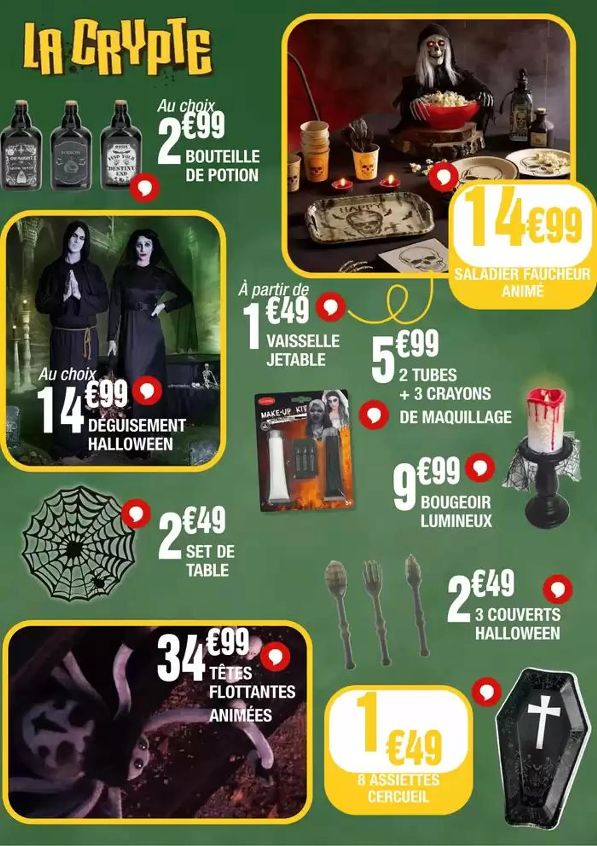 Sortez vos citrouilles et vos balais : la nuit d'Halloween approche ! du 1 octobre au 31 octobre 2024 - Catalogue page 10