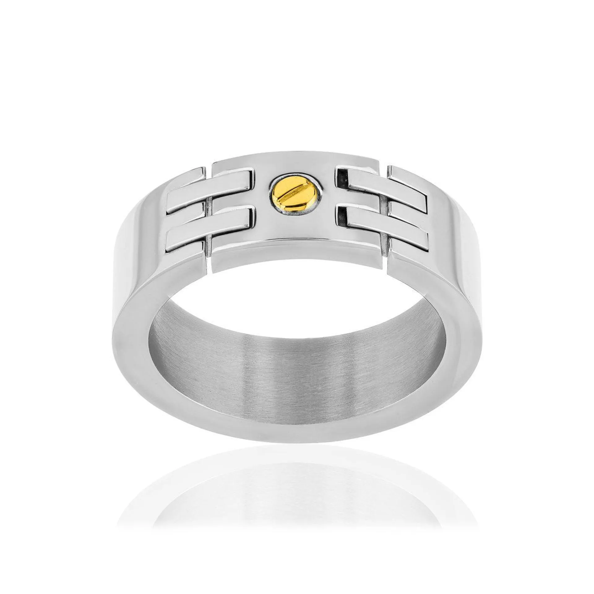 Bague acier vis