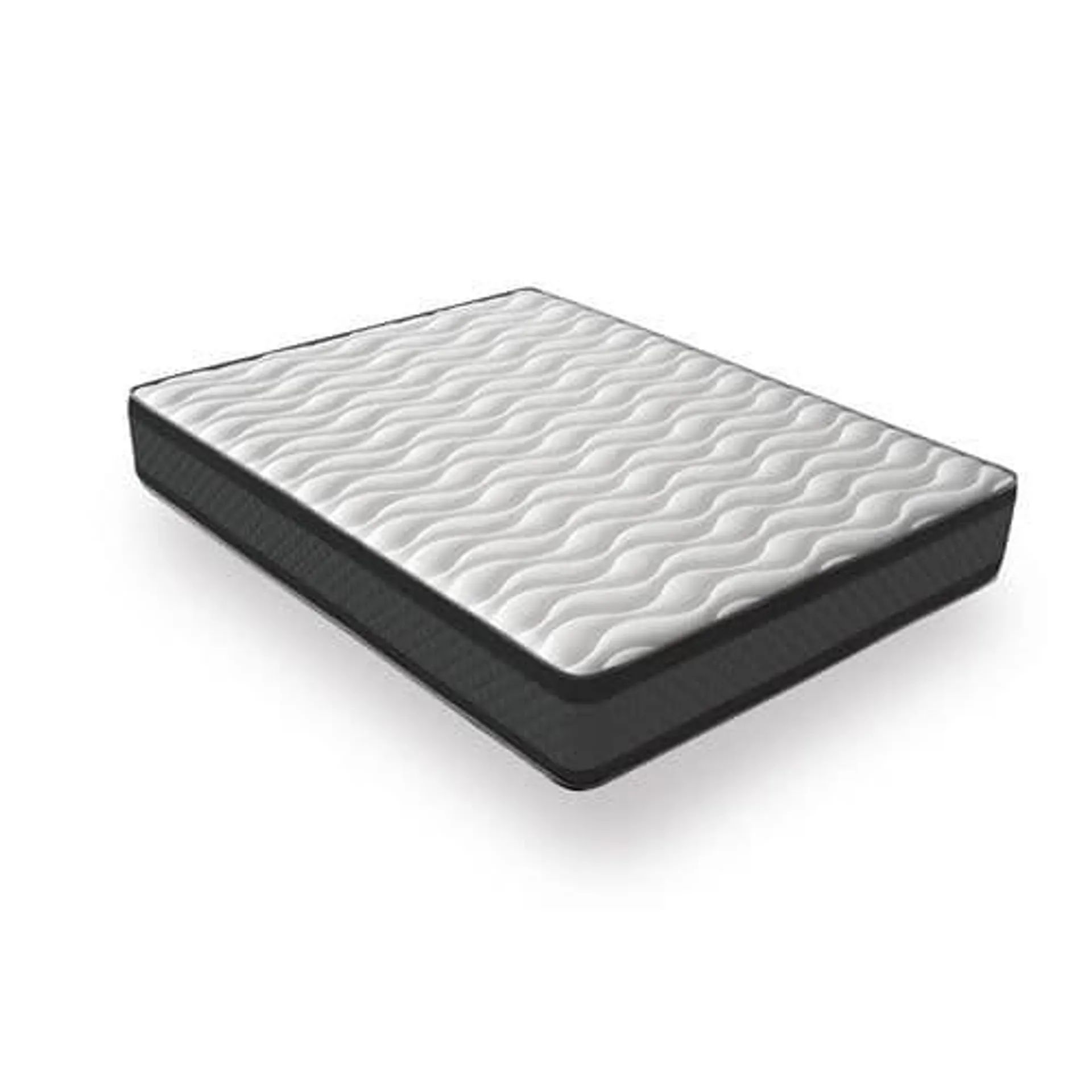 DAGOSTINO Matelas Mousse 140x190 cm MONTECARLO - Ferme - Réversible - Côté Été/hiver - H20 Cm