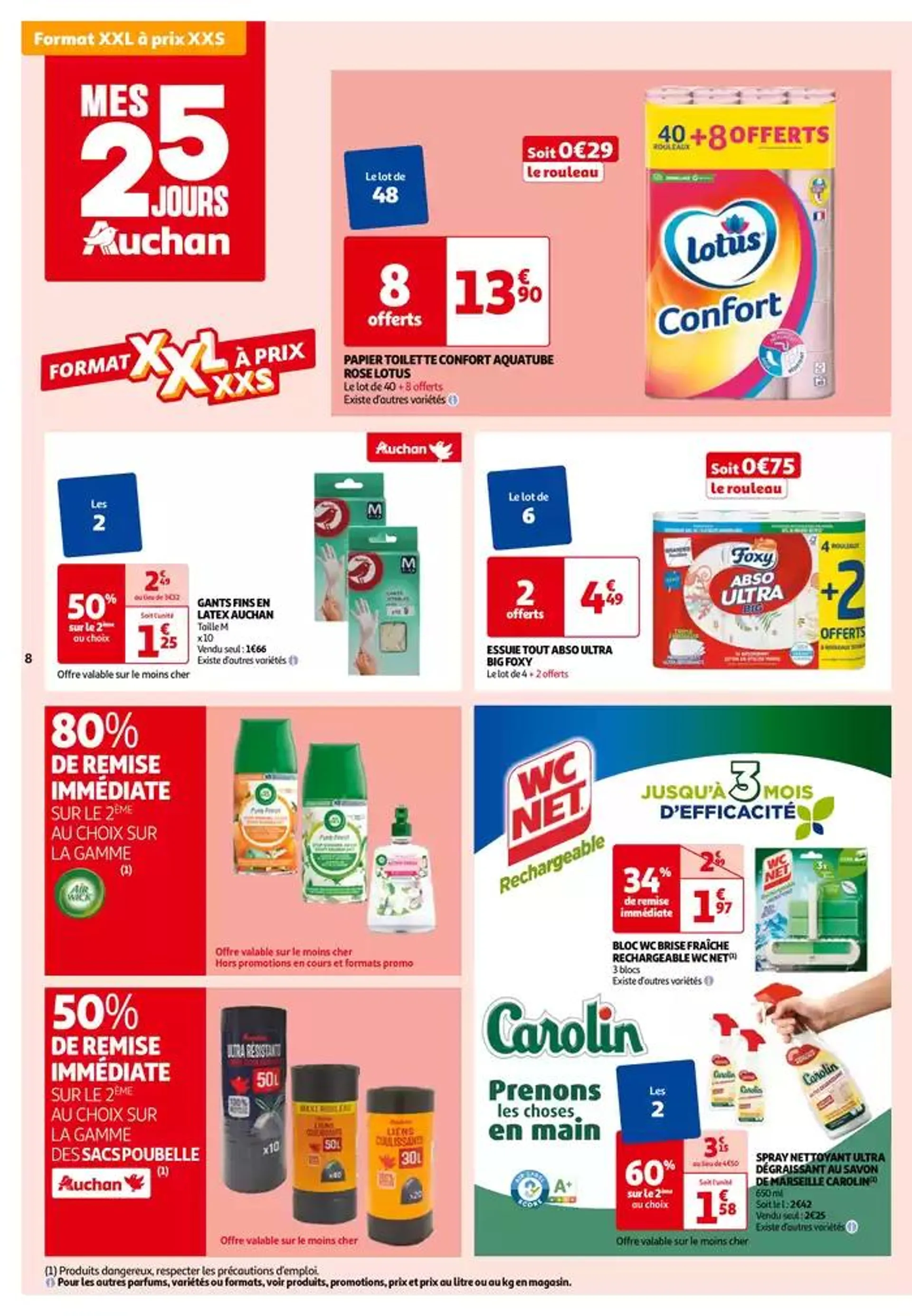 Top depart : 25 jours Auchan  du 29 octobre au 4 novembre 2024 - Catalogue page 8