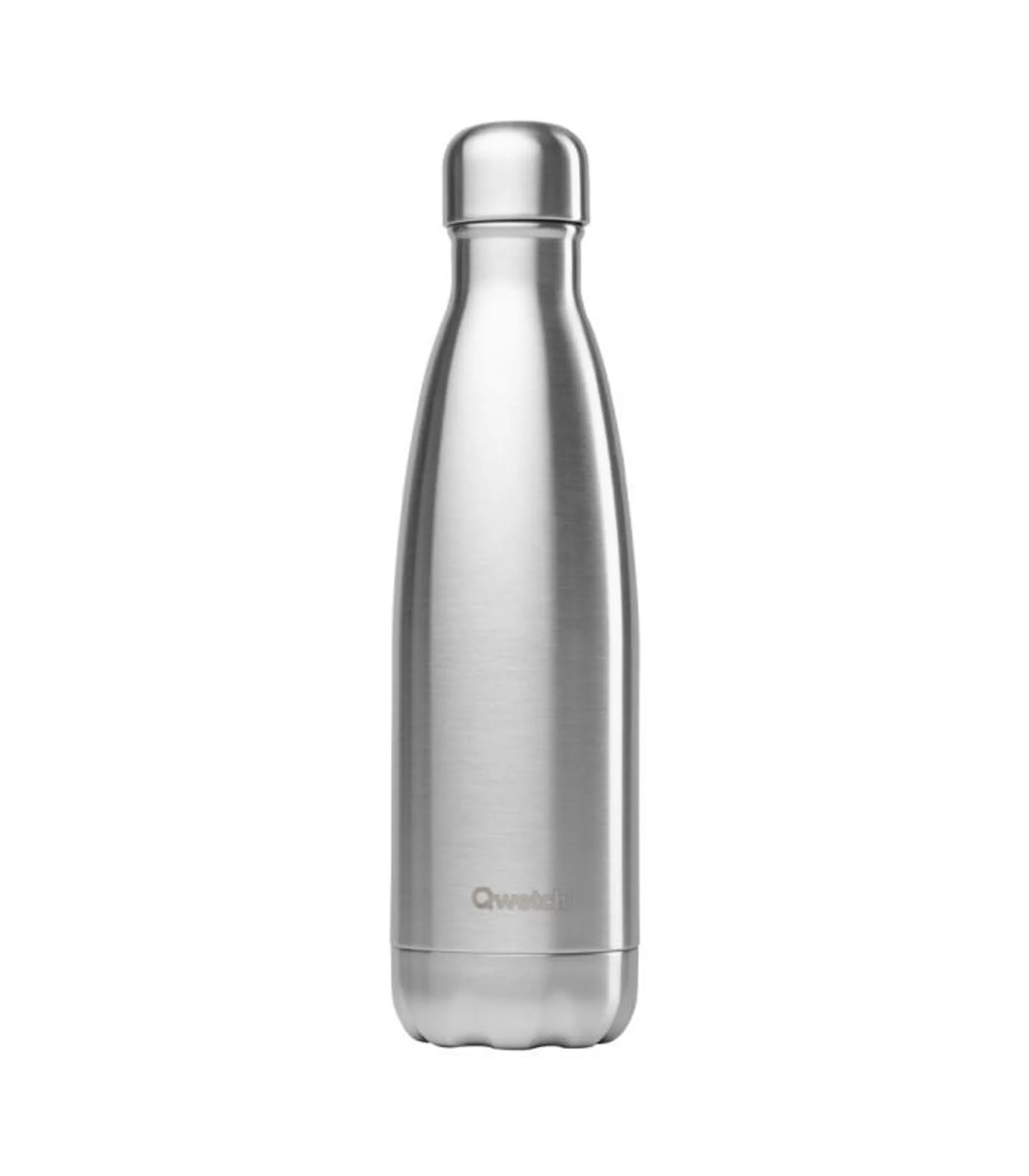 Bouteille isotherme Qwetch - Inox brossé - 500 ml