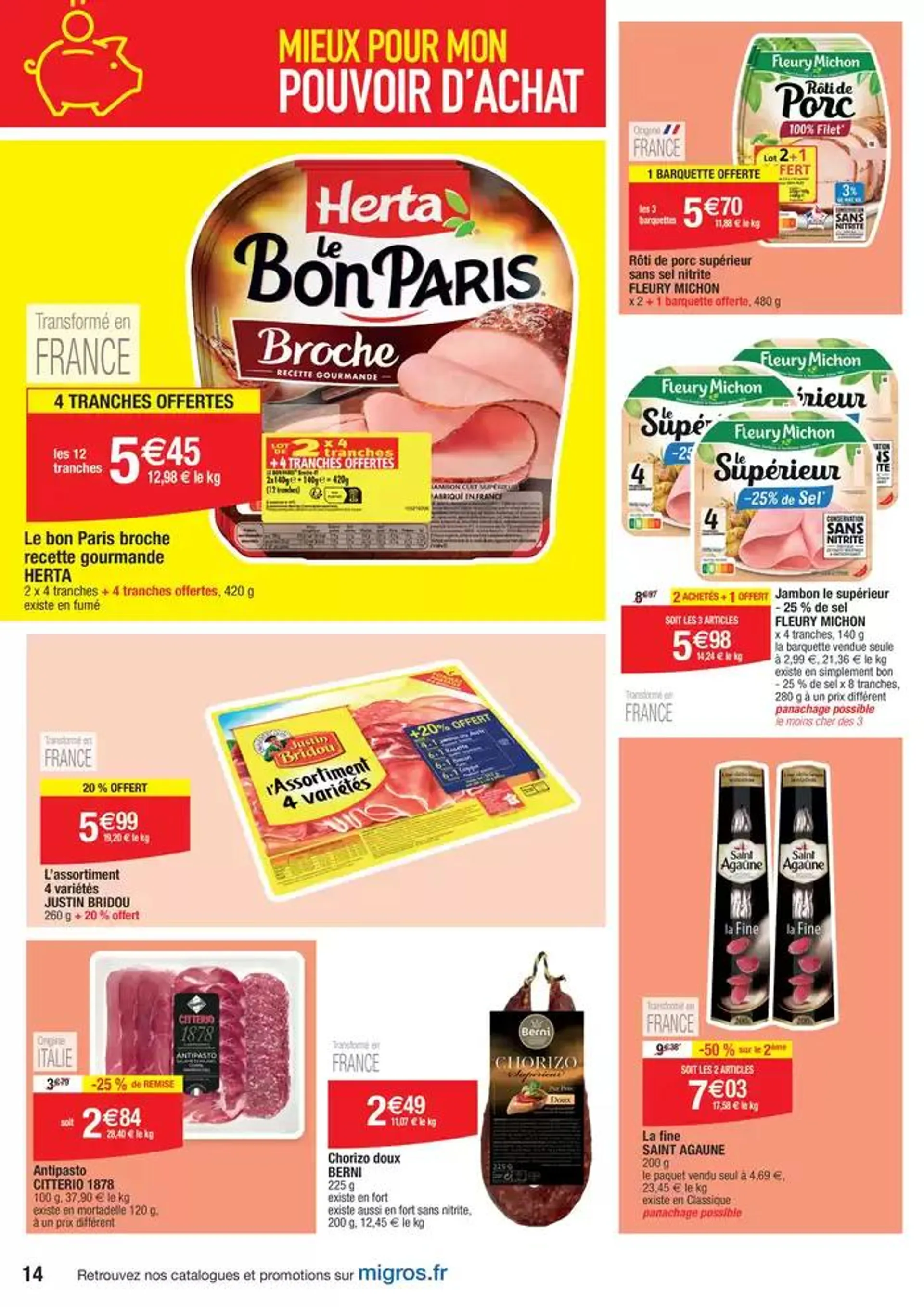 Mieux pour mon pouvoir d’achat du 8 octobre au 13 octobre 2024 - Catalogue page 14