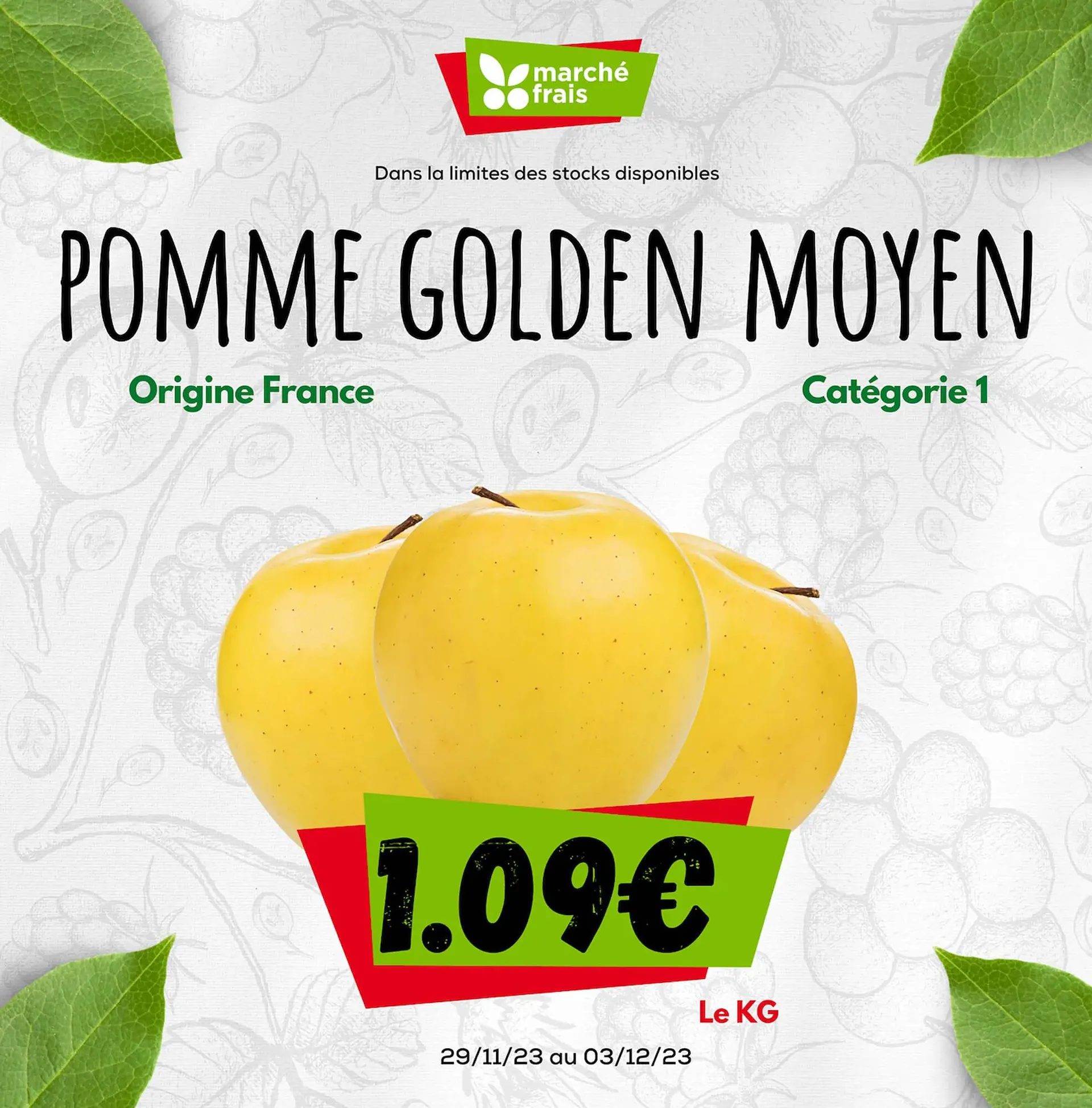 Catalogue marché frais Géant