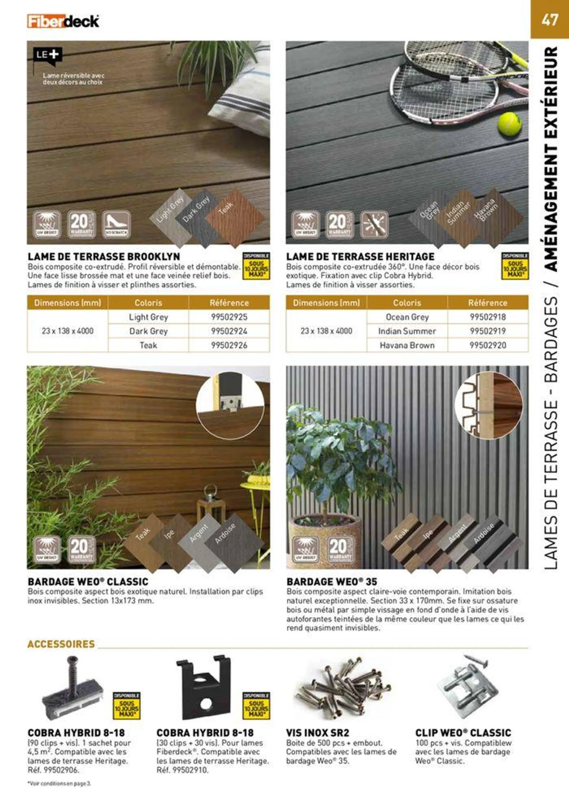 GUIDE SPÉCIAL 2024 BOIS • CONSTRUCTION & RÉNOVATION du 25 avril au 31 décembre 2024 - Catalogue page 121