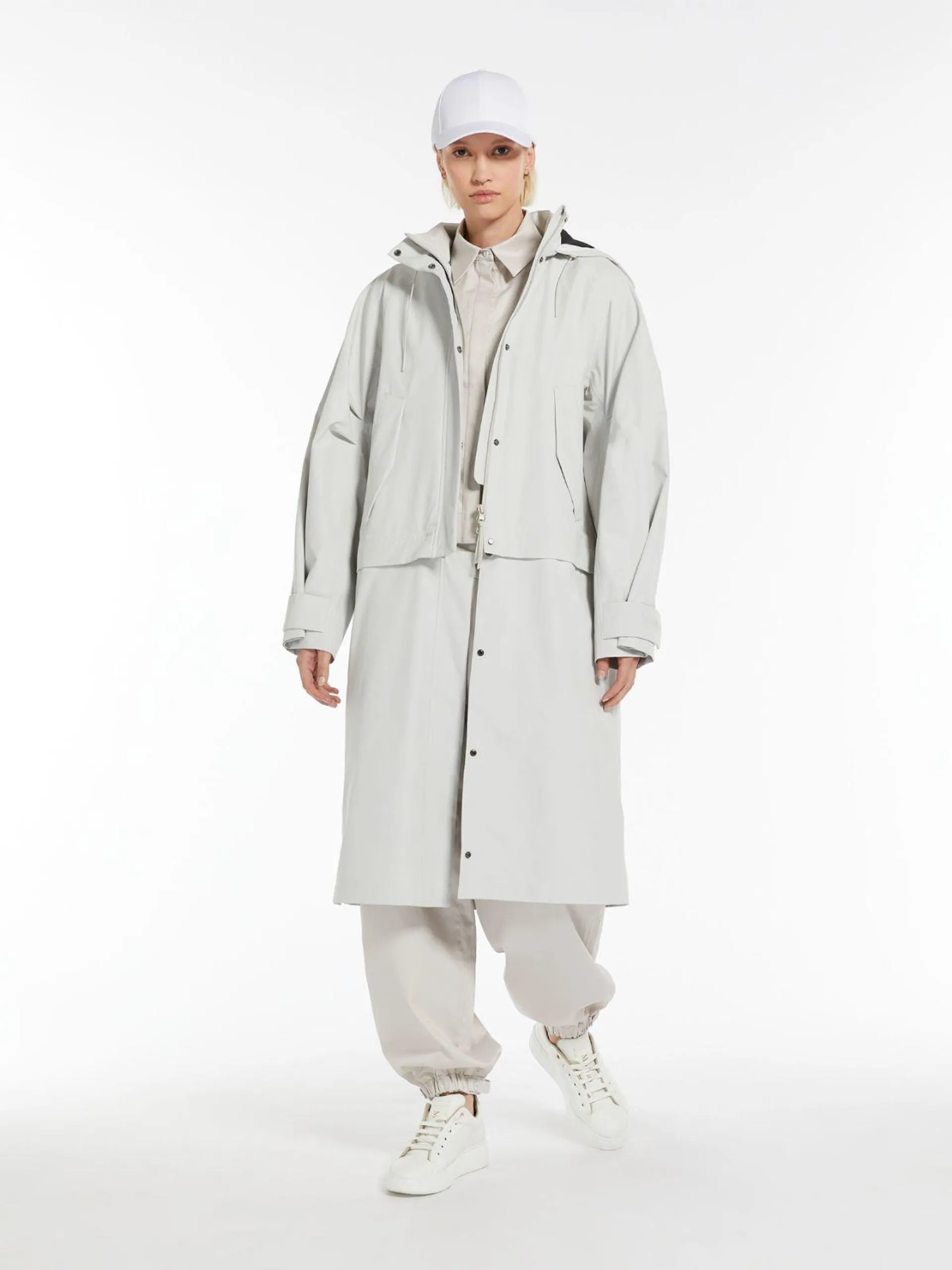 Modular technical fabric parka