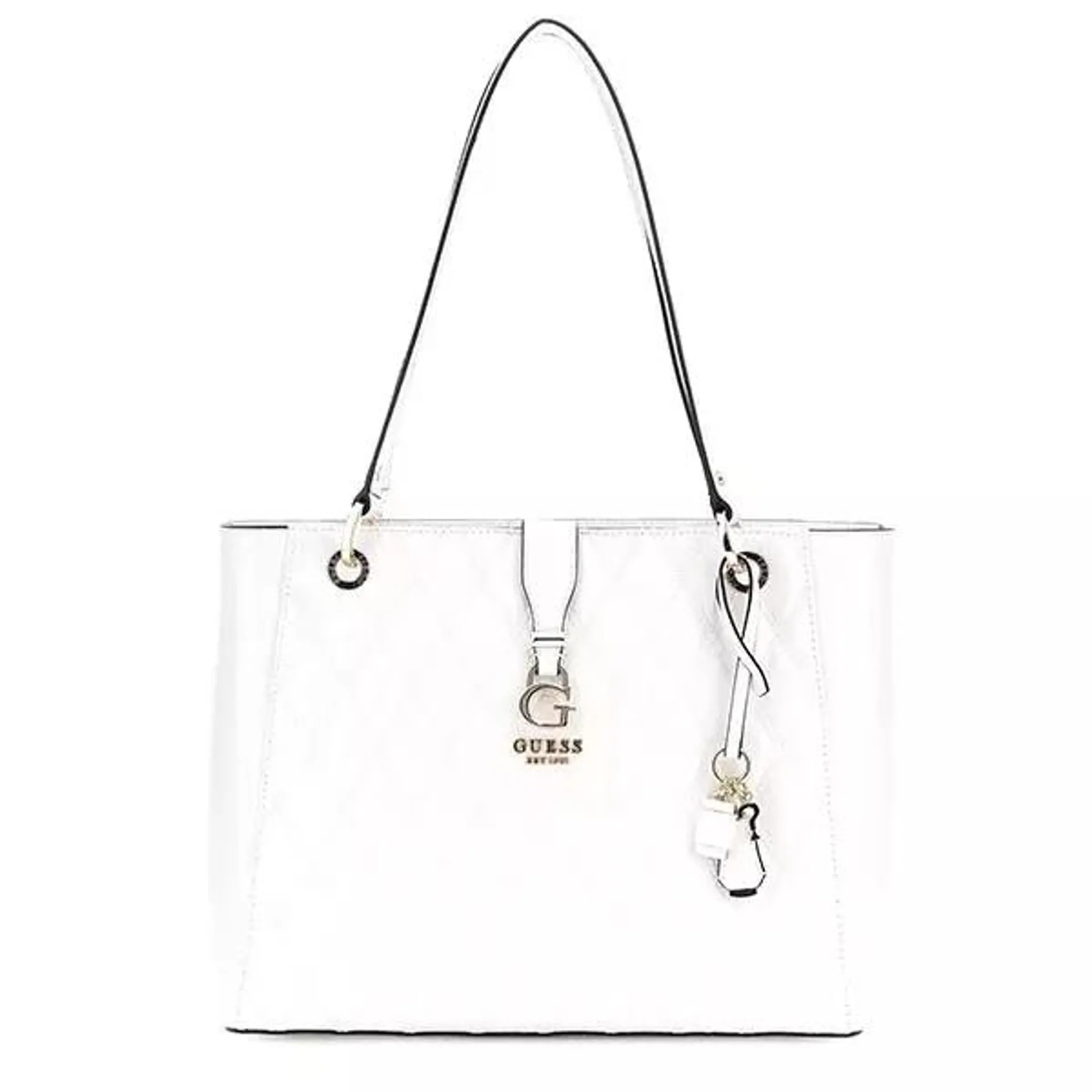 Guess - sac cabas matelassé Adi blanc