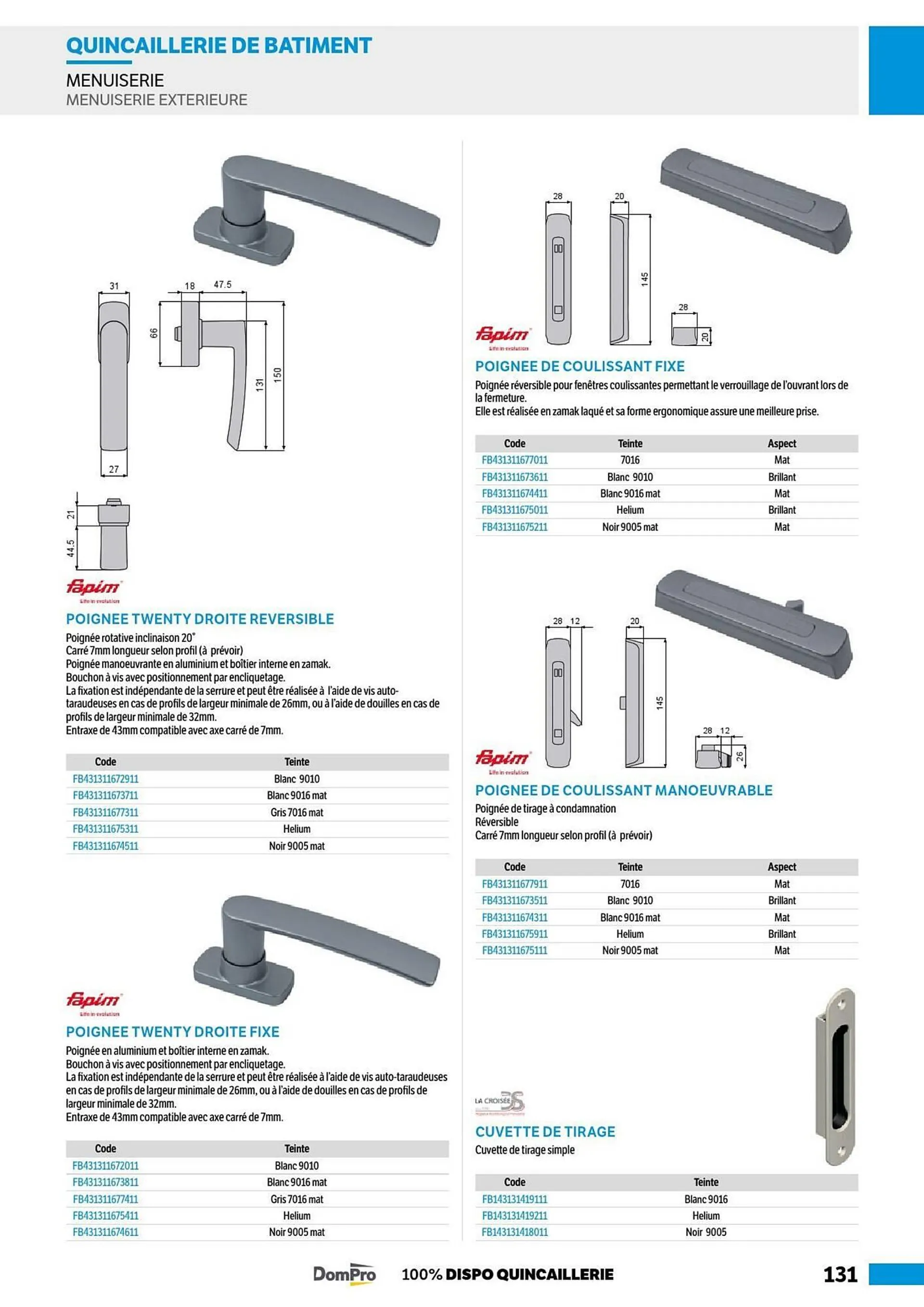 Catalogue DomPro du 8 juillet au 4 janvier 2025 - Catalogue page 131