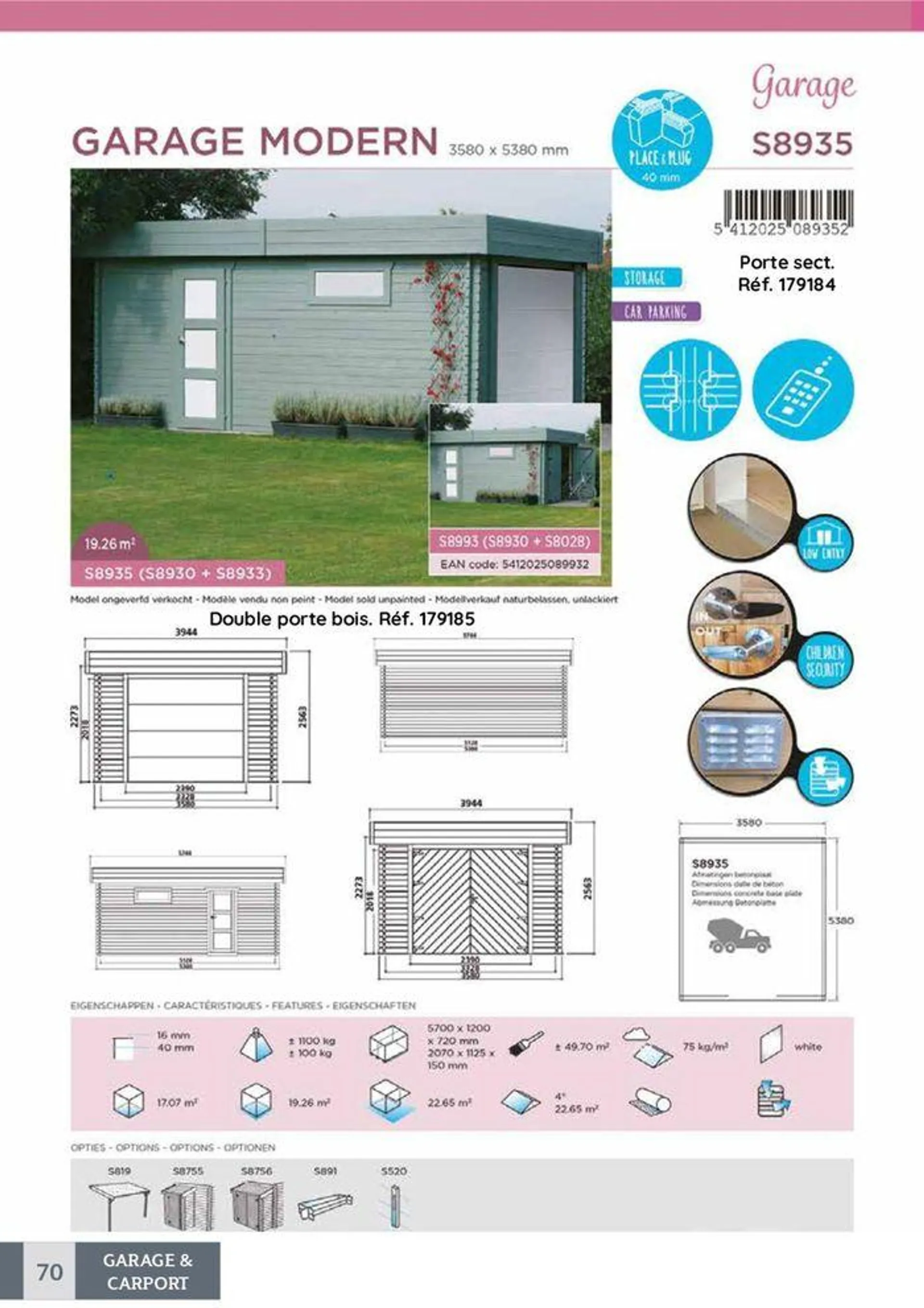 Abris de Jardin du 31 janvier au 31 décembre 2024 - Catalogue page 70