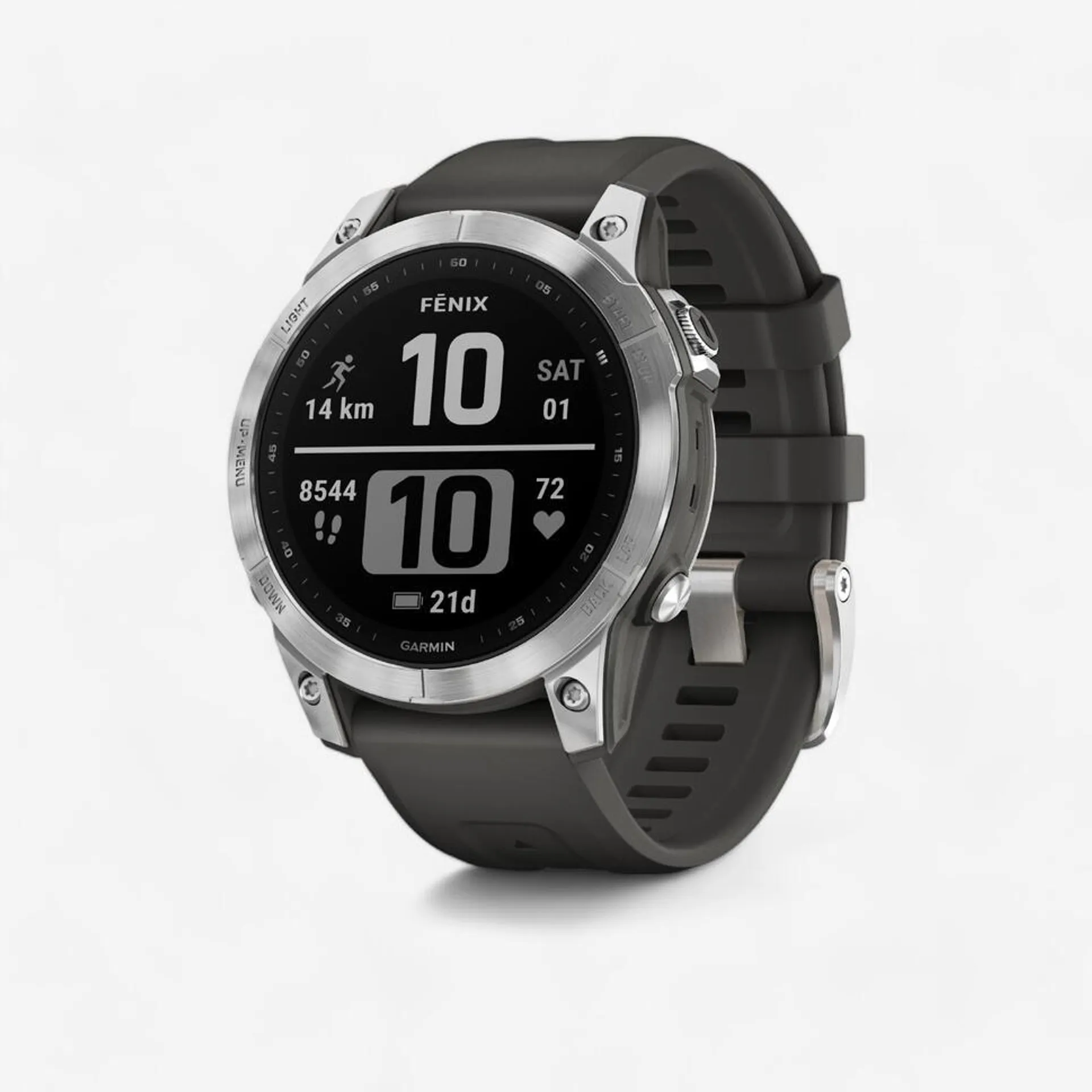 MONTRE GPS CONNECTÉE GARMIN FENIX 7 ARGENT GRIS