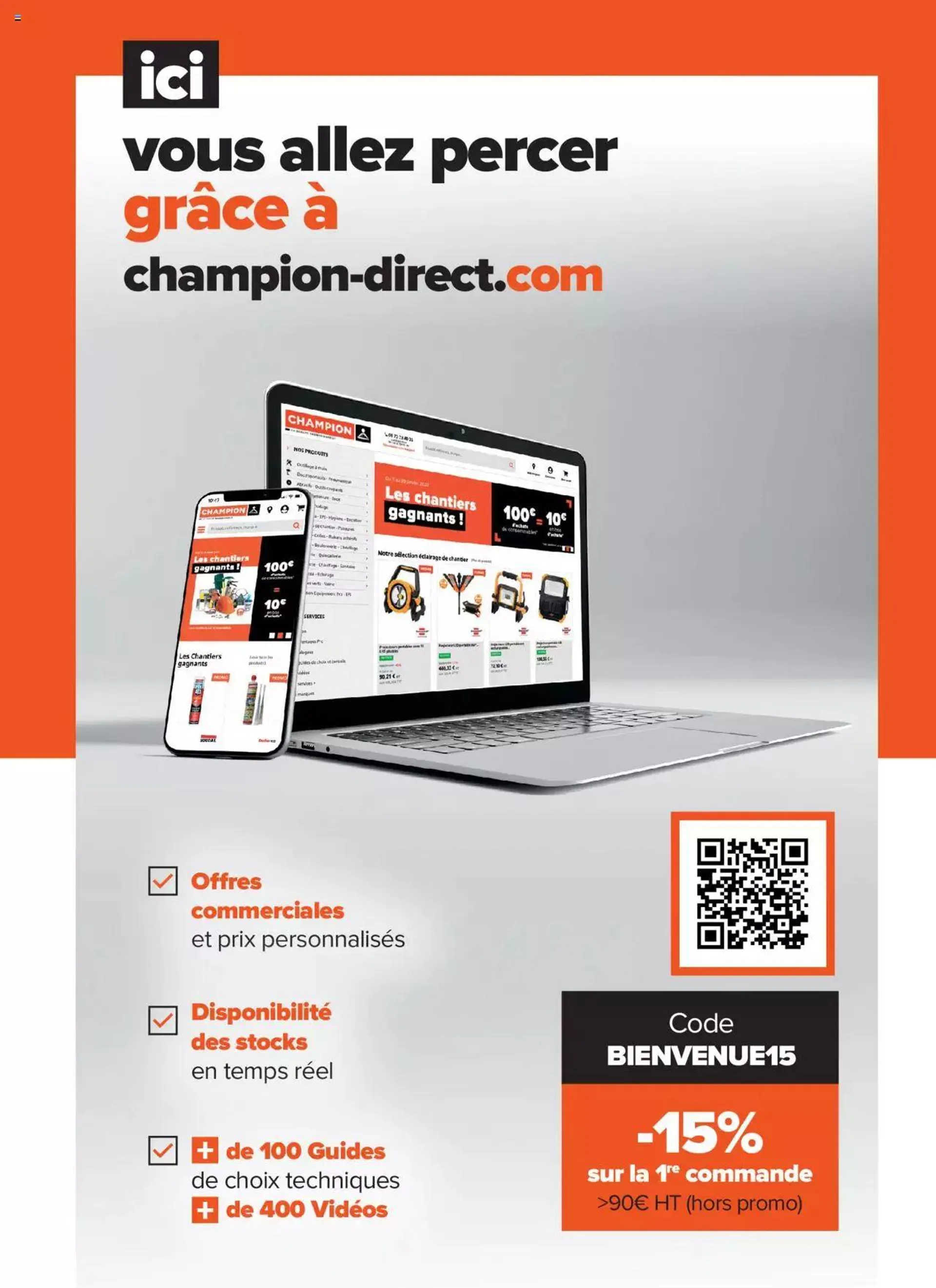 Champion direct Catalogue Acier 2022-2023 - 108