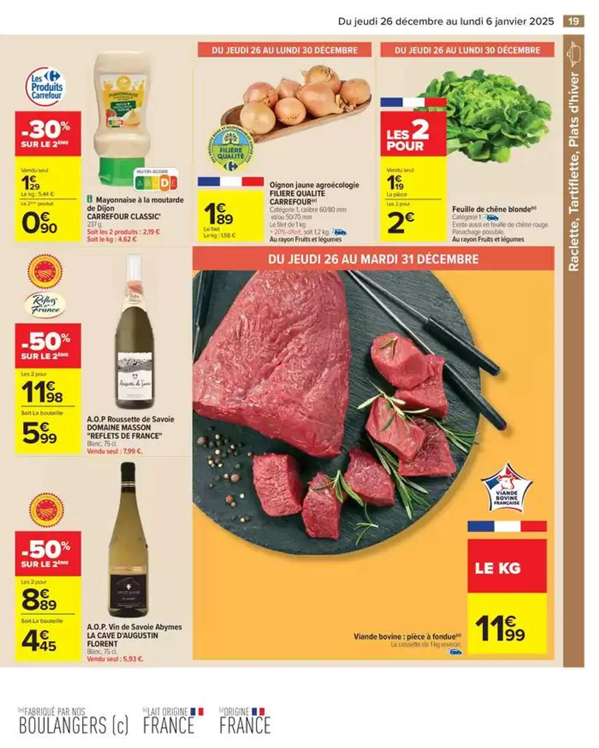 - 50% SUR LE 2ÈME PRODUIT du 26 décembre au 6 janvier 2025 - Catalogue page 25