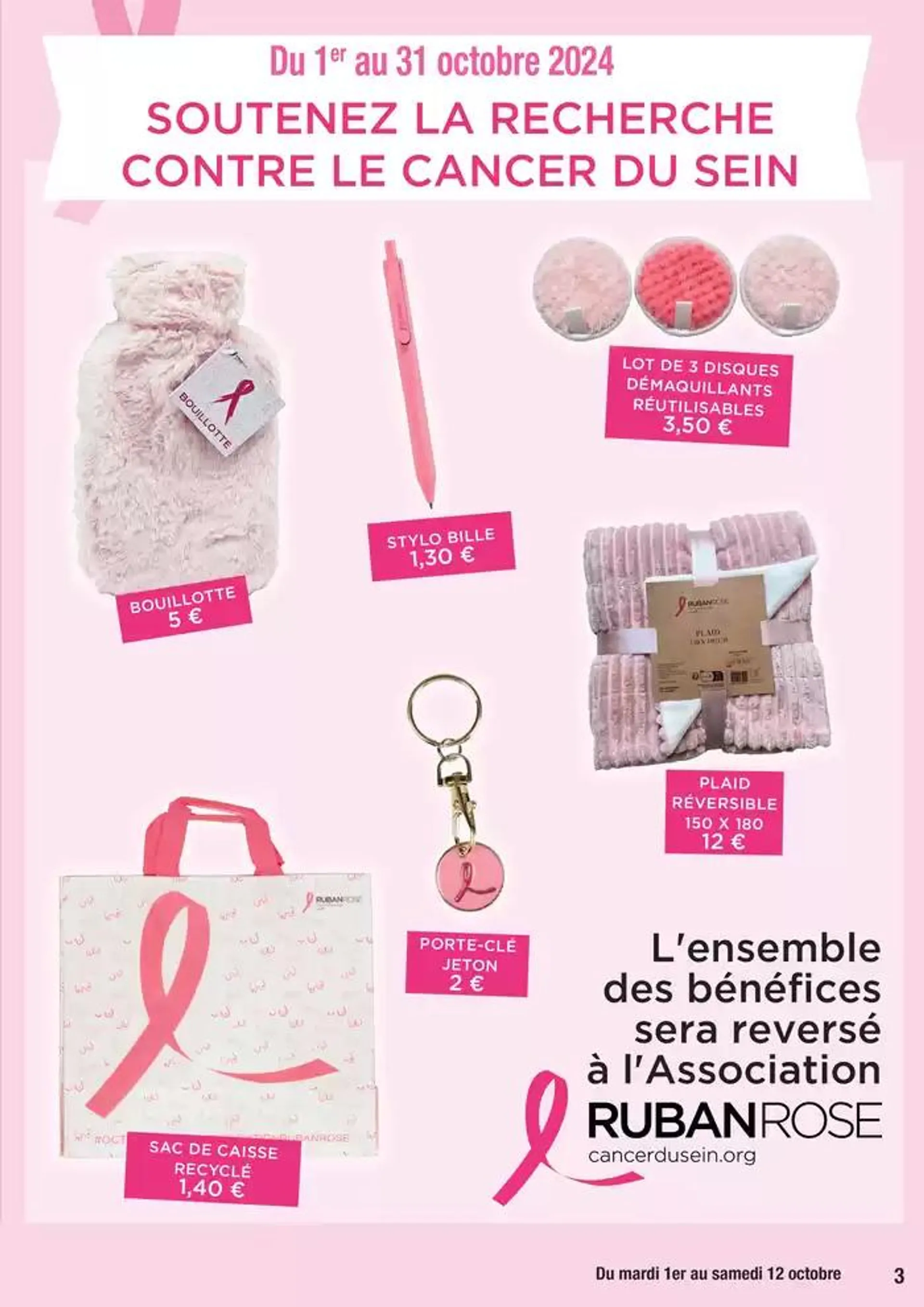 Octobre Rose du 1 octobre au 12 octobre 2024 - Catalogue page 3