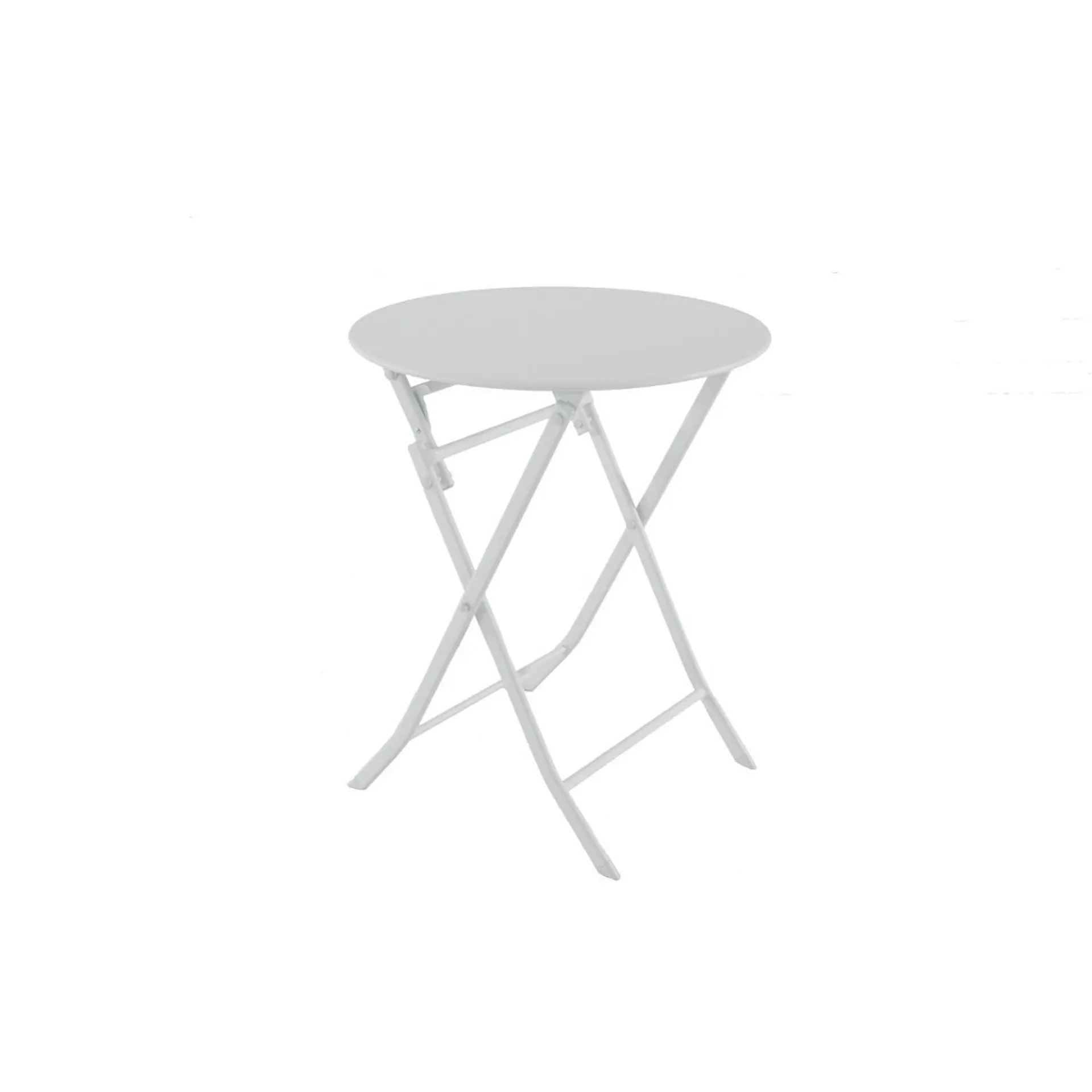 Table Greensboro ronde - ø 60 x H 71 cm - Gris galet - HESPERIDE