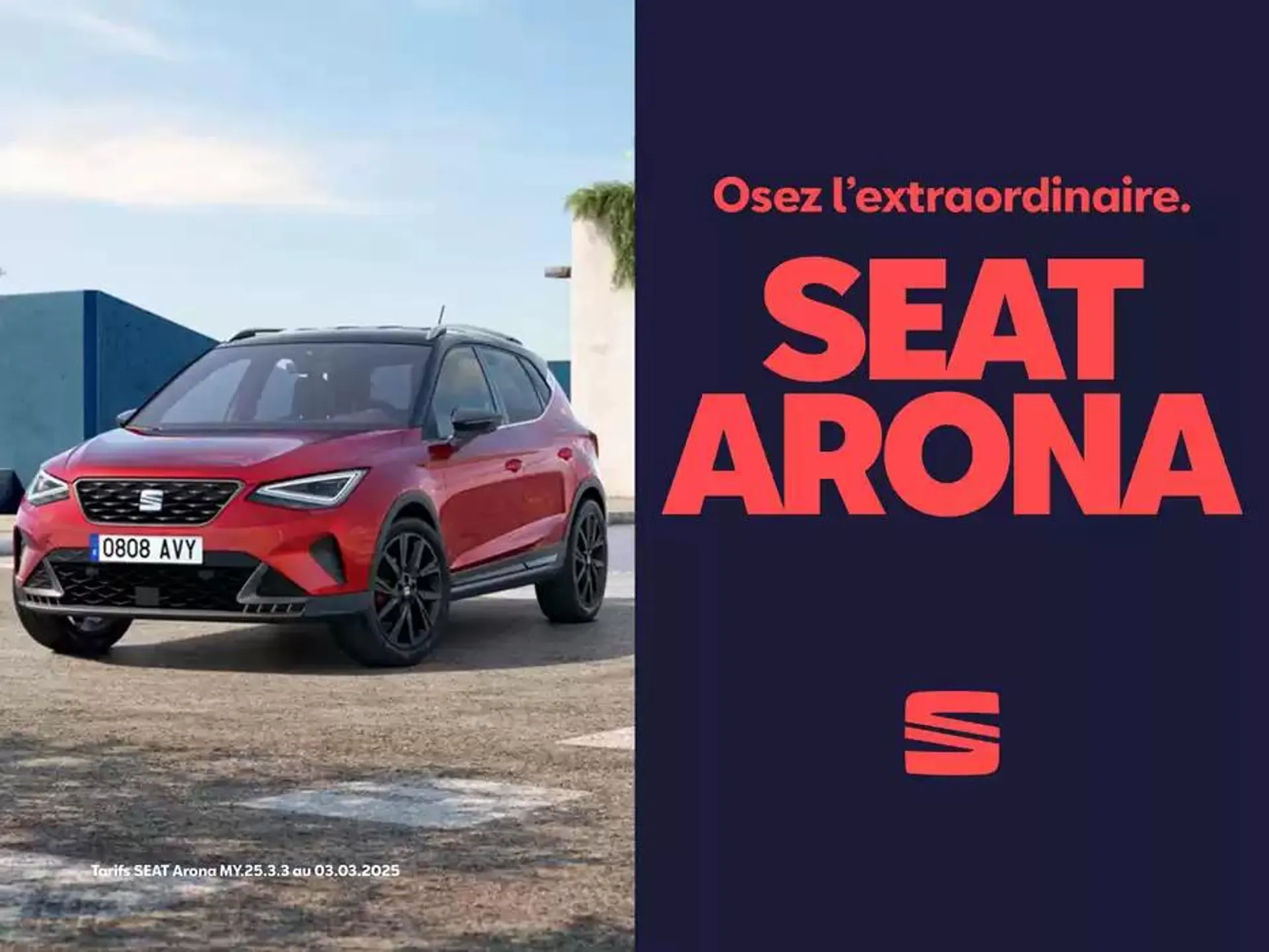 SEAT Arona du 5 mars au 5 mars 2026 - Catalogue page 1