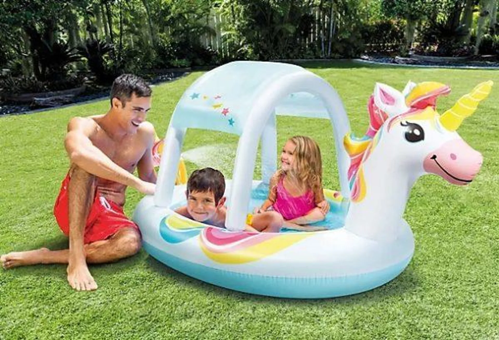 Aire de jeux Licorne gonflable – Intex