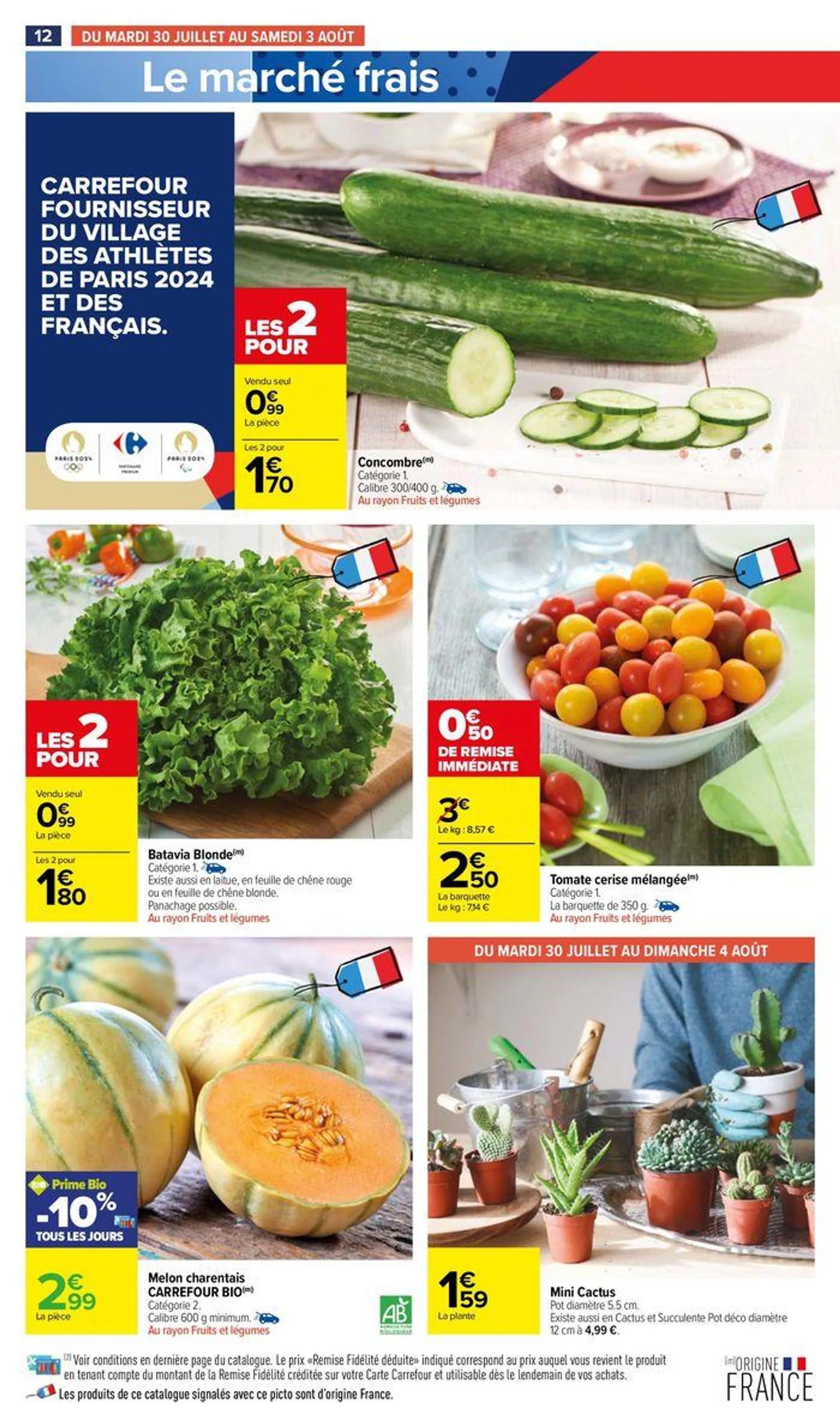 Le Top Chrono des Promos du 30 juillet au 11 août 2024 - Catalogue page 14