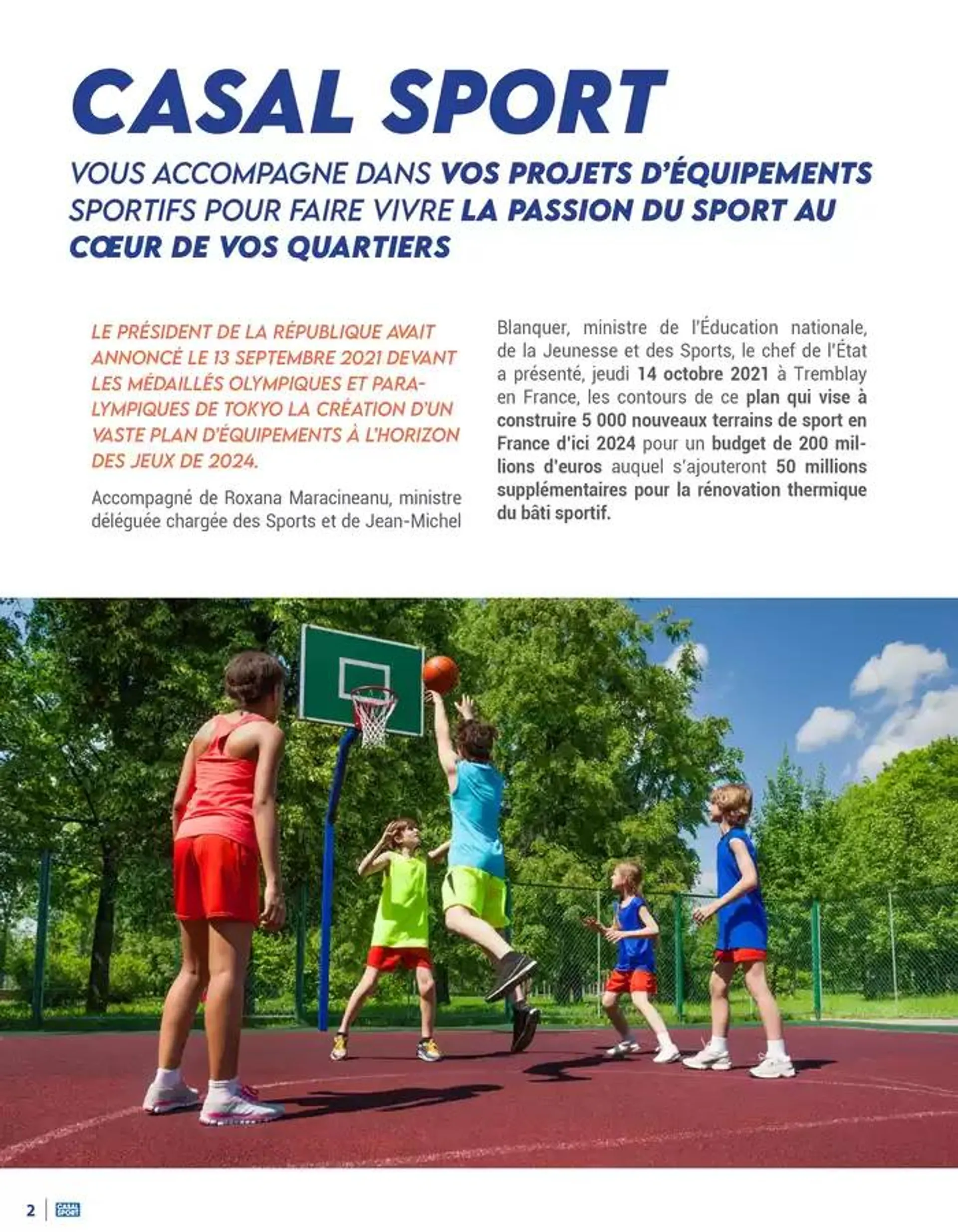 Équipements sportifs de proximité pour la préparation aux JO 2024 du 15 octobre au 31 décembre 2024 - Catalogue page 2