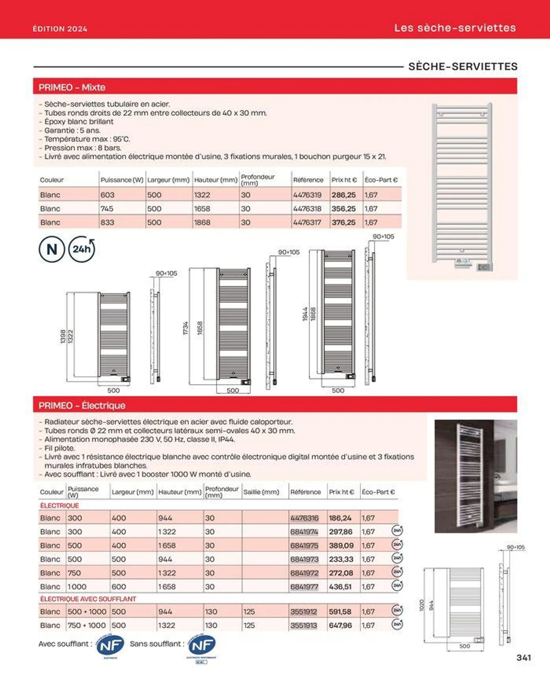 La salle de bain en toute sérénité du 2 juillet au 31 décembre 2024 - Catalogue page 341