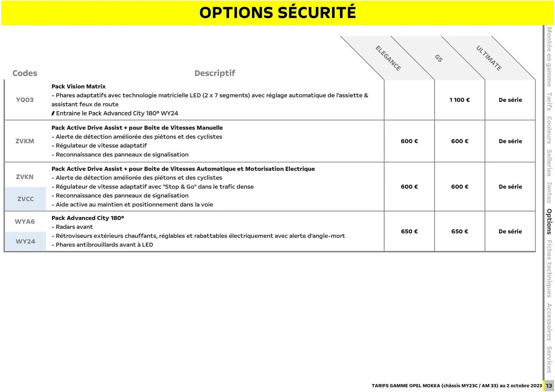 Catalogue Opel du 27 octobre au 27 octobre 2024 - Catalogue page 14