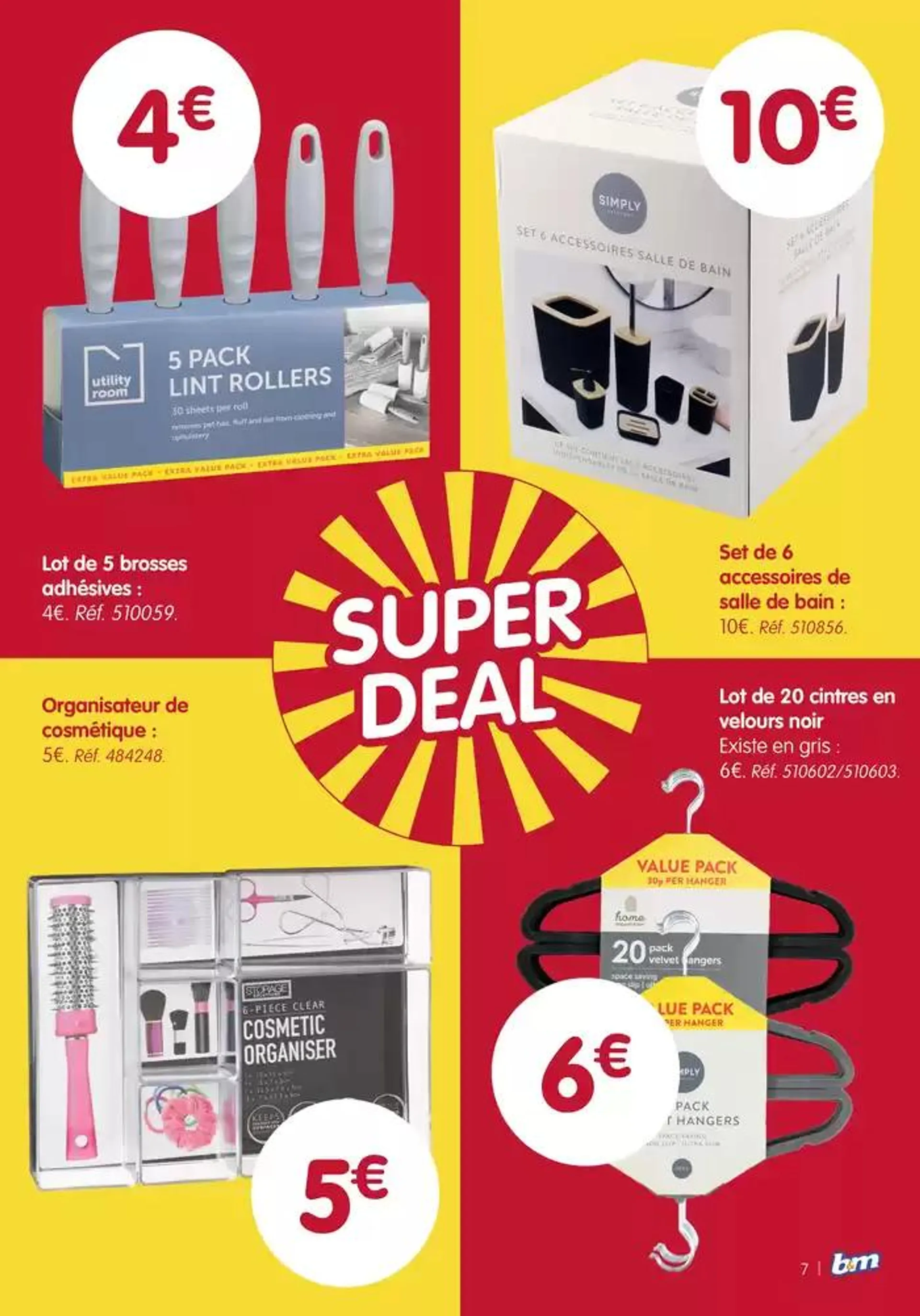 B&M: Super Deal du 26 décembre au 28 janvier 2025 - Catalogue page 7