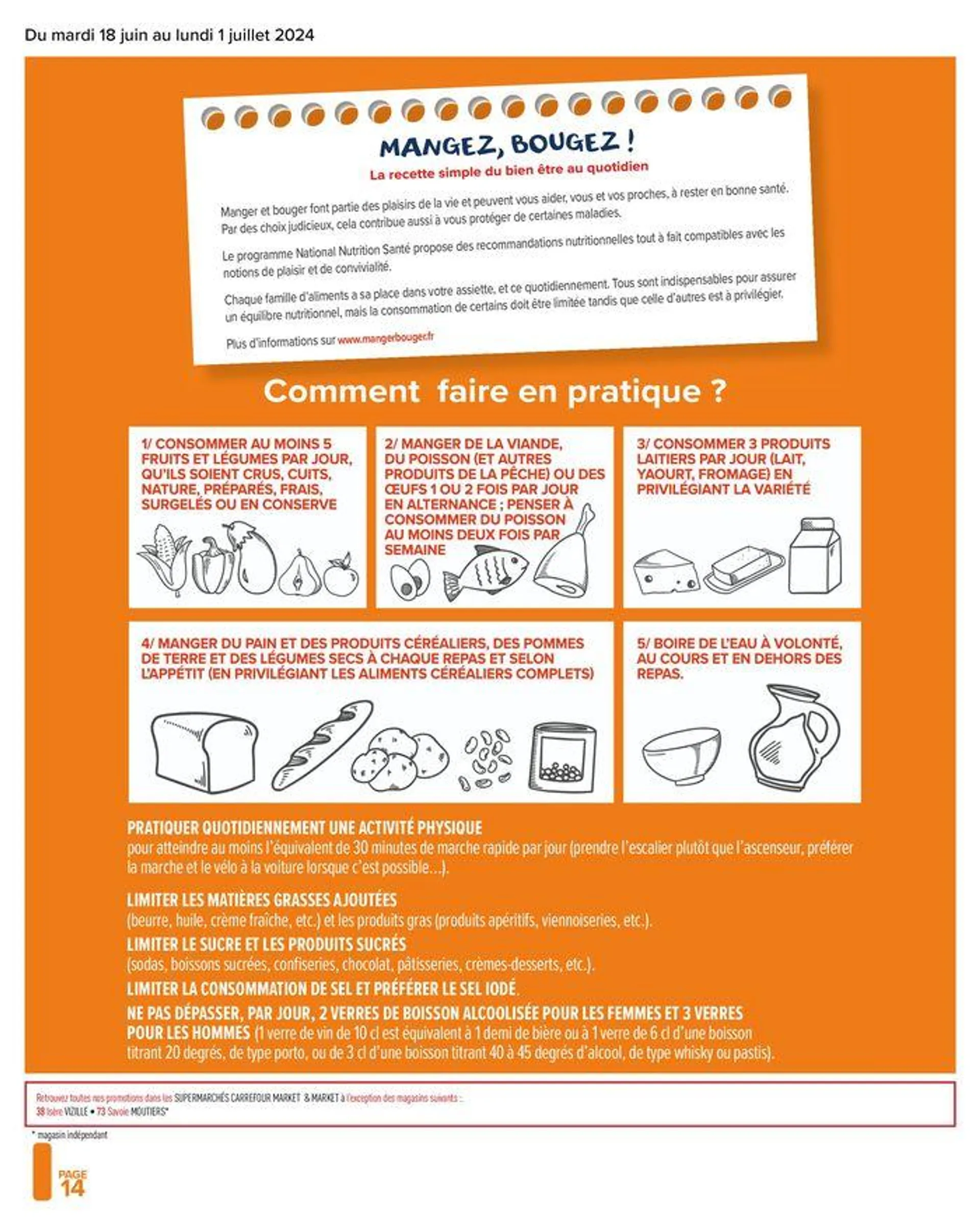 S'entraîner à bien manger du 18 juin au 1 juillet 2024 - Catalogue page 14